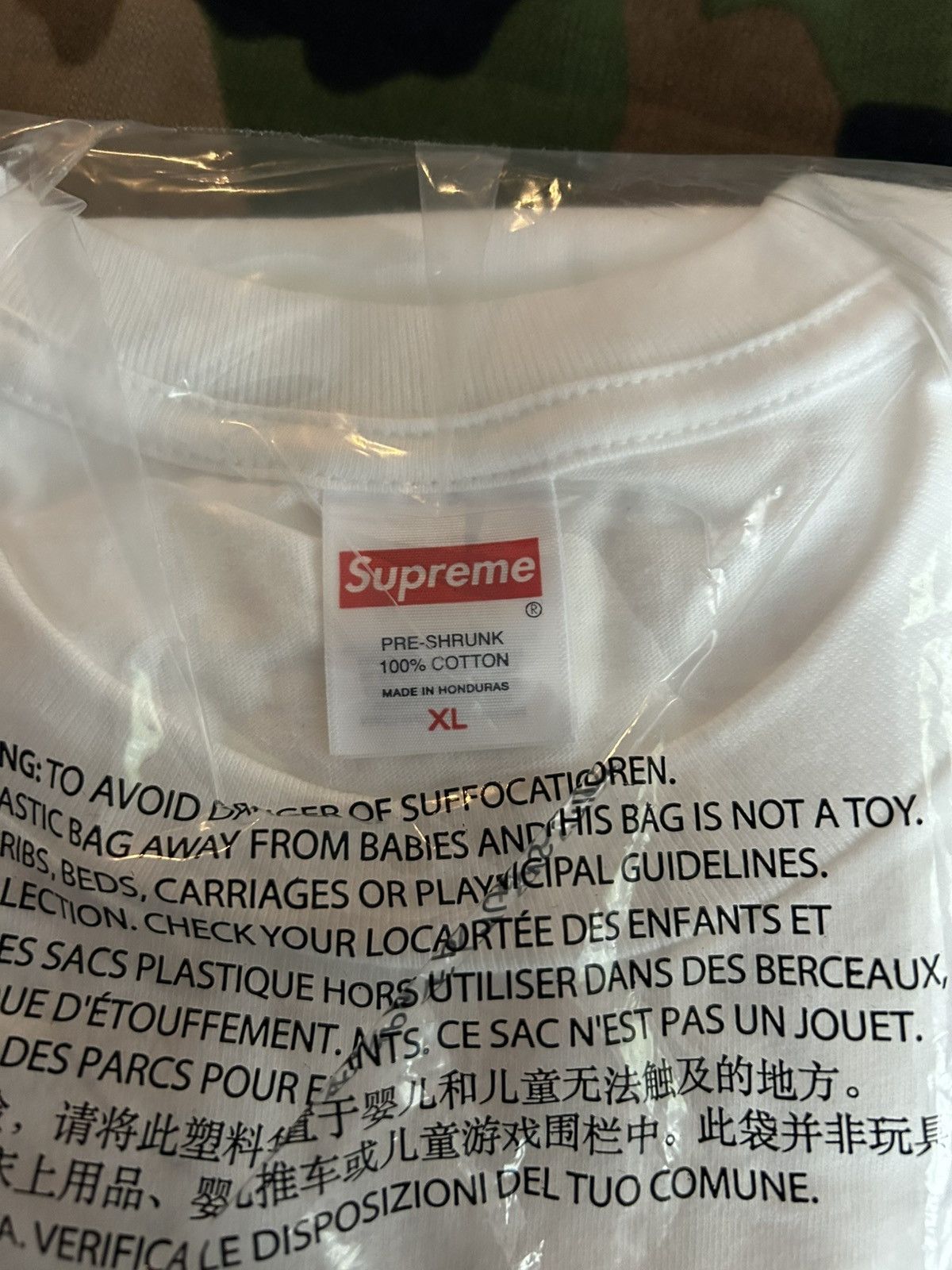 Supreme Supreme RX Tee White XL FW25 Size US XL / EU 56 / 4 - 4 Thumbnail