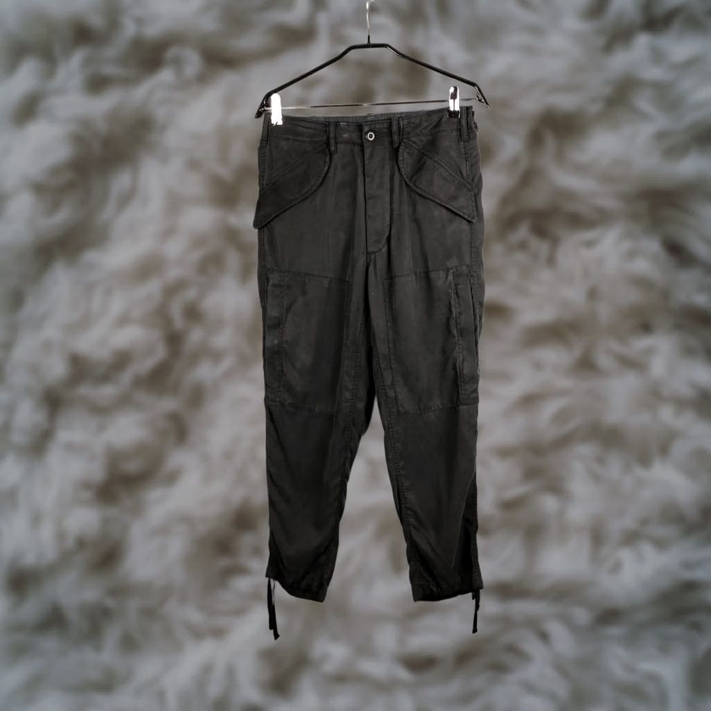 Ralph Lauren Ralph Lauren Women's Cargo Pants Size 2 Black Lyocell Cargo Pants Regular Small words adjusted Size 26" / US 2 / IT 38 - 1 Thumbnail