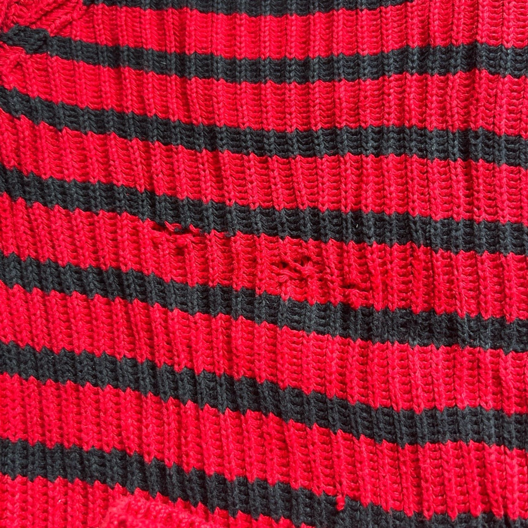 Nautica Nautica Jumper Cotton Knit Embroidered Mini Logo Red Black Striped XL Pullover Men Size US XL / EU 56 / 4 - 5 Thumbnail