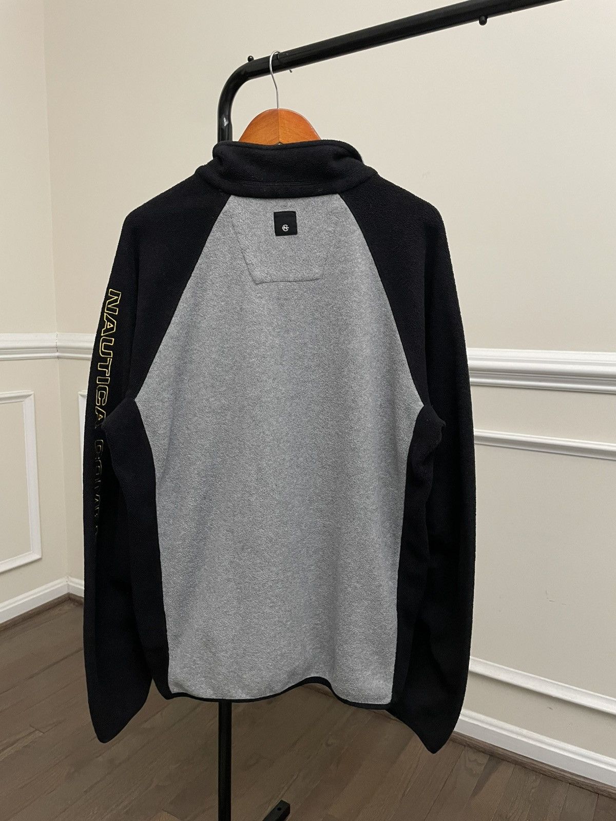 Vintage Vintage Y2K Nautica Black Fleece Sweatshirt Patagonia Size US XL / EU 56 / 4 - 4 Thumbnail