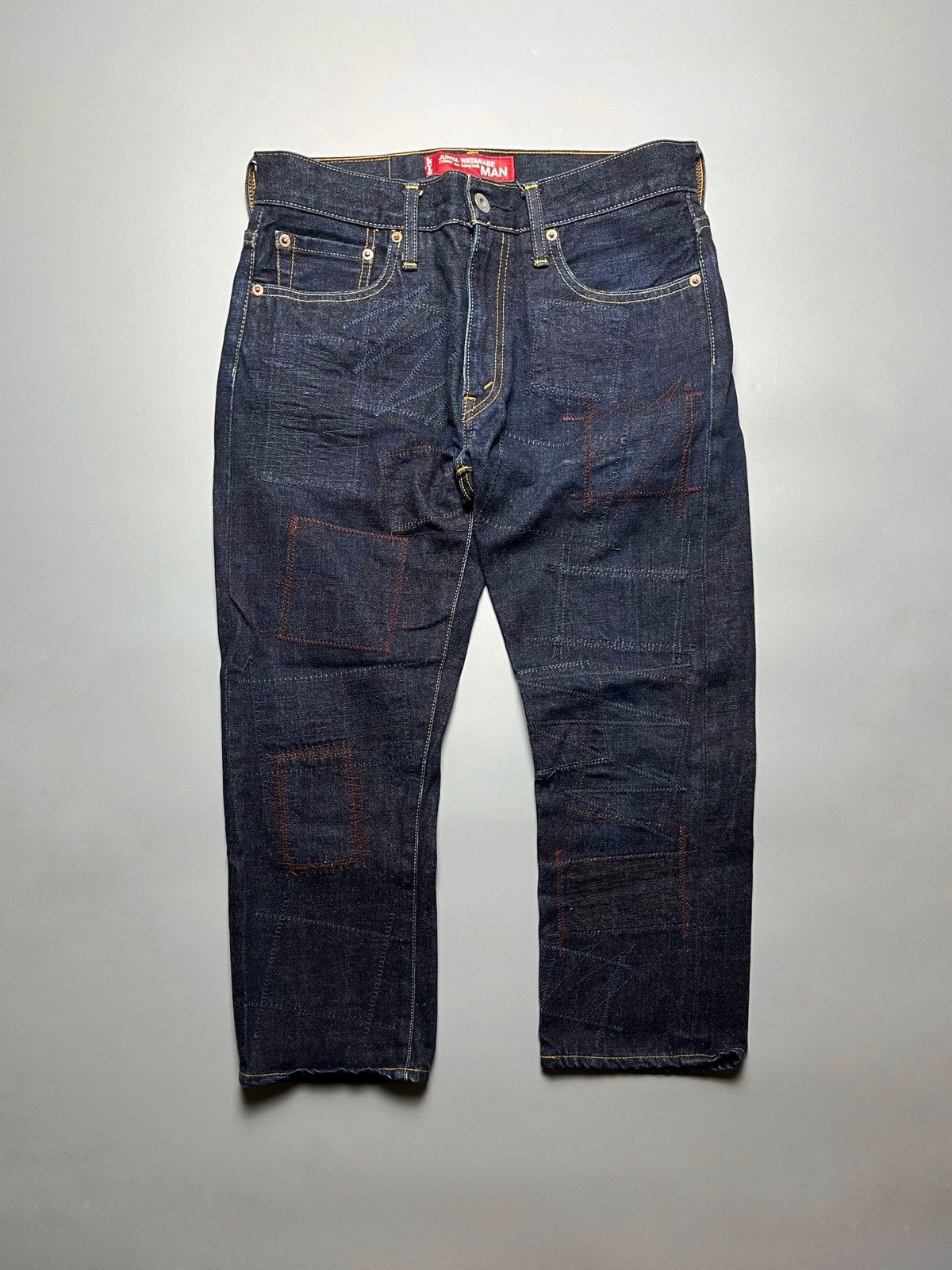 Junya Watanabe × Levi's Levis x Junya Watanabe - 513 Patch Work - Crop Jeans Size US 30 / EU 46 - 1 Thumbnail
