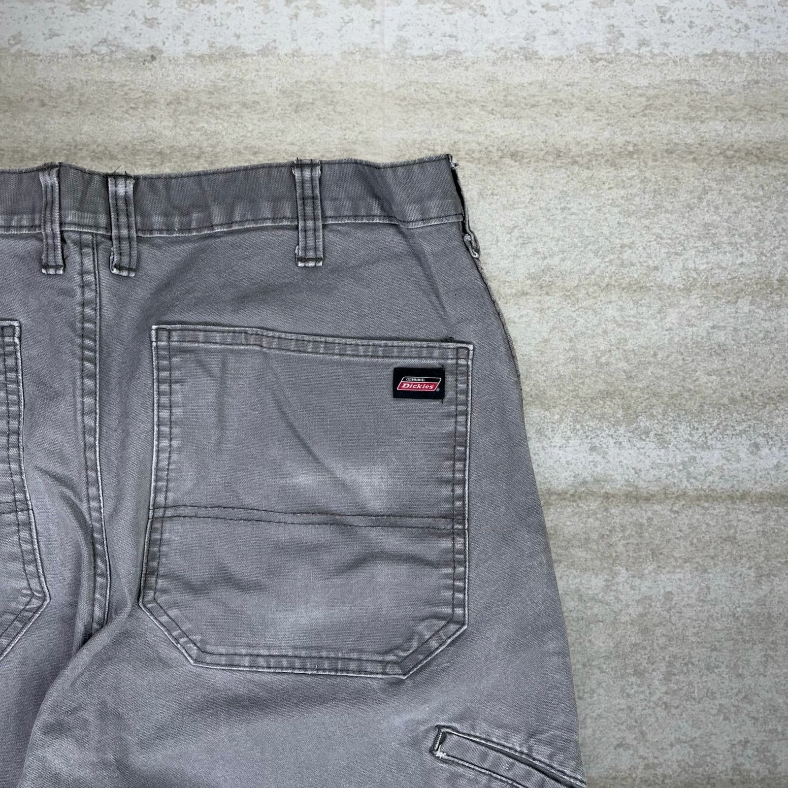 Dickies Vintage Y2K Dickies Carpenter Pants 34x32 Straight Leg Grey Size US 34 / EU 50 - 3 Thumbnail