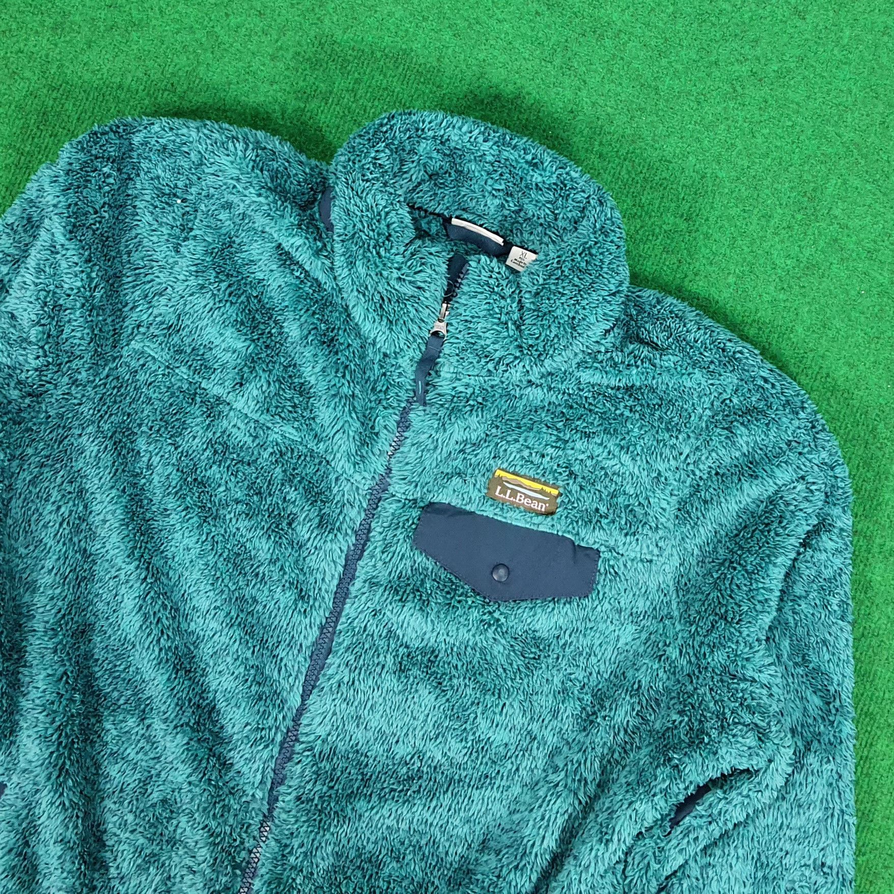L.L. Bean × Vintage Vintage L.L.Bean Outdoor Winter Fleece Jacket Size US L / EU 52-54 / 3 - 2 Thumbnail