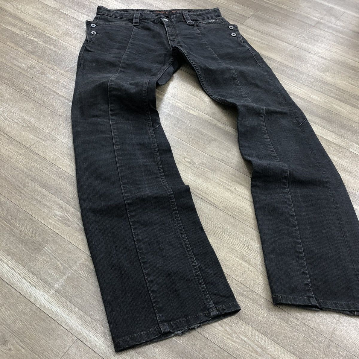 Hysteric Glamour × If Six Was Nine × Nicole Club 🇯🇵 2000s Nicole Club For Men Lgb Harajuku Style Flared Jeans Size US 31 - 2 Thumbnail