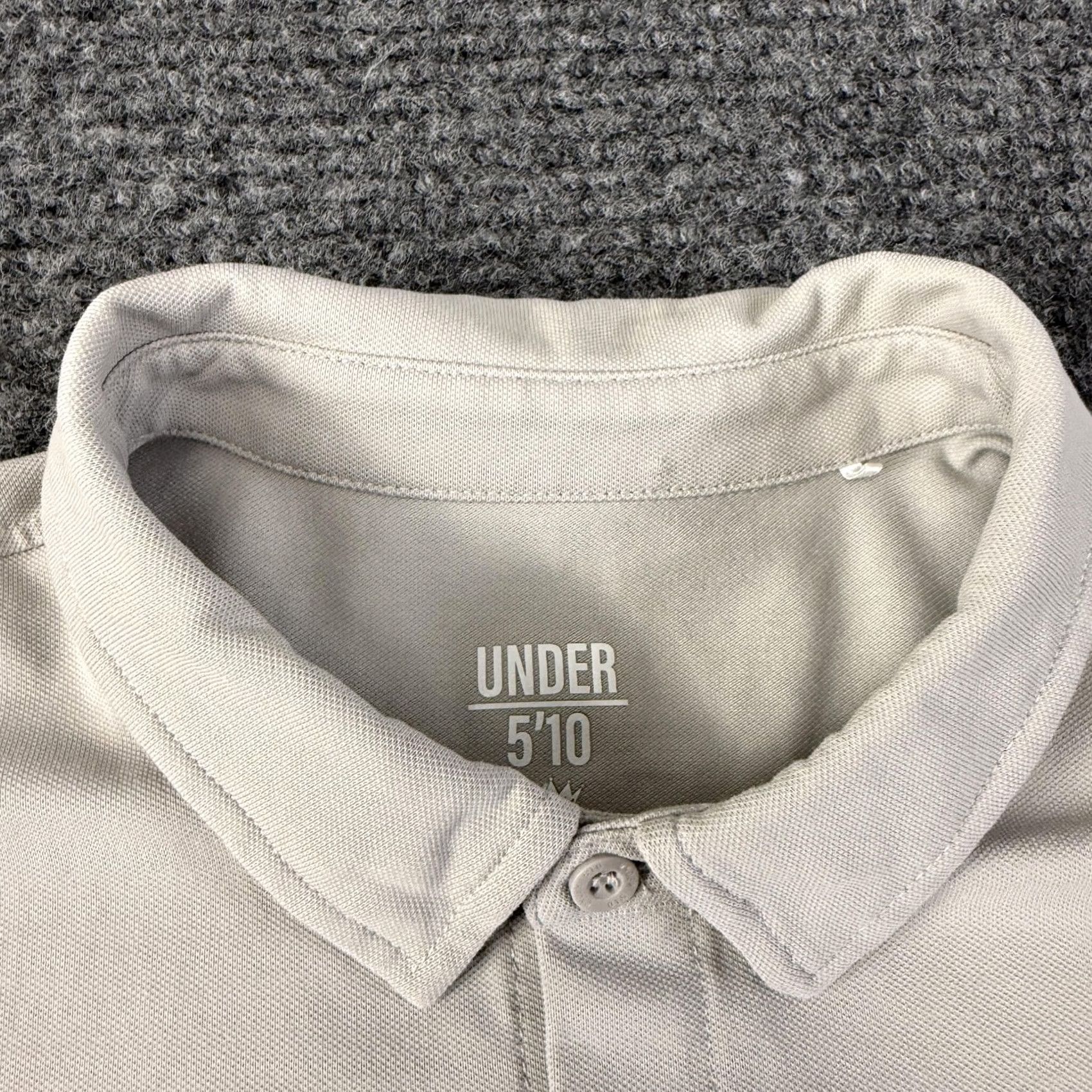 Vintage Under 5'10 Shirt Mens XL Beige Stretch Knit Long Sleeve Button Up Casual Top Size US XL / EU 56 / 4 - 4 Thumbnail