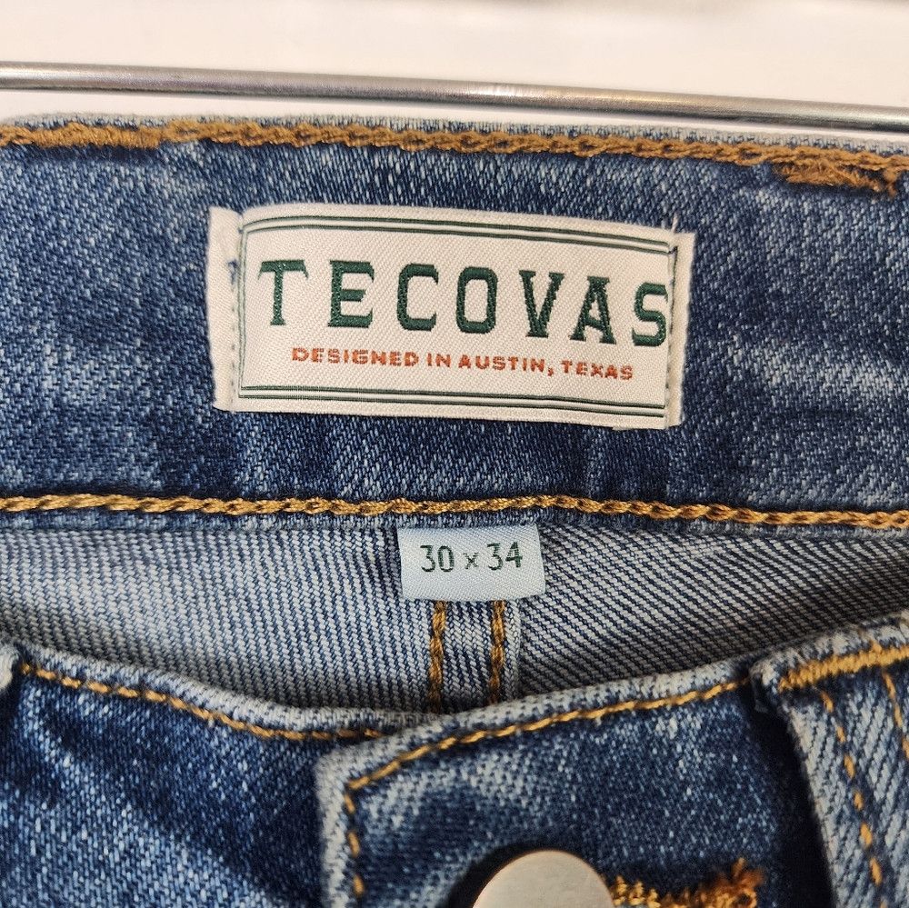 Other NWT Tecovas Blue Denim Jeans Slim Fit 5 Pockets Size US 30 / EU 46 - 2 Thumbnail