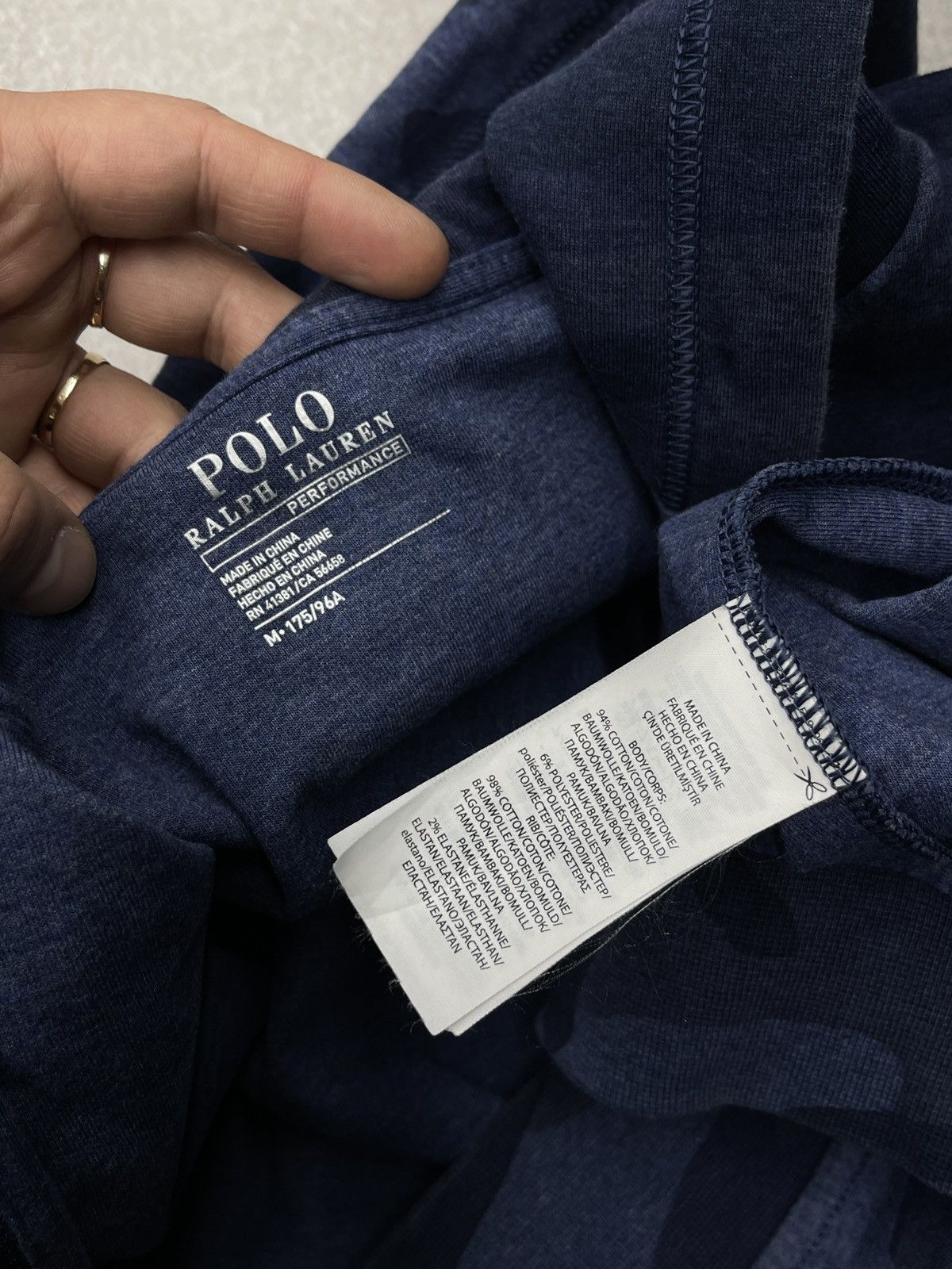 Polo Ralph Lauren Polo Ralph Lauren Performance Navy Camo Full Zip Hoodie Size US M / EU 48-50 / 2 - 7 Thumbnail