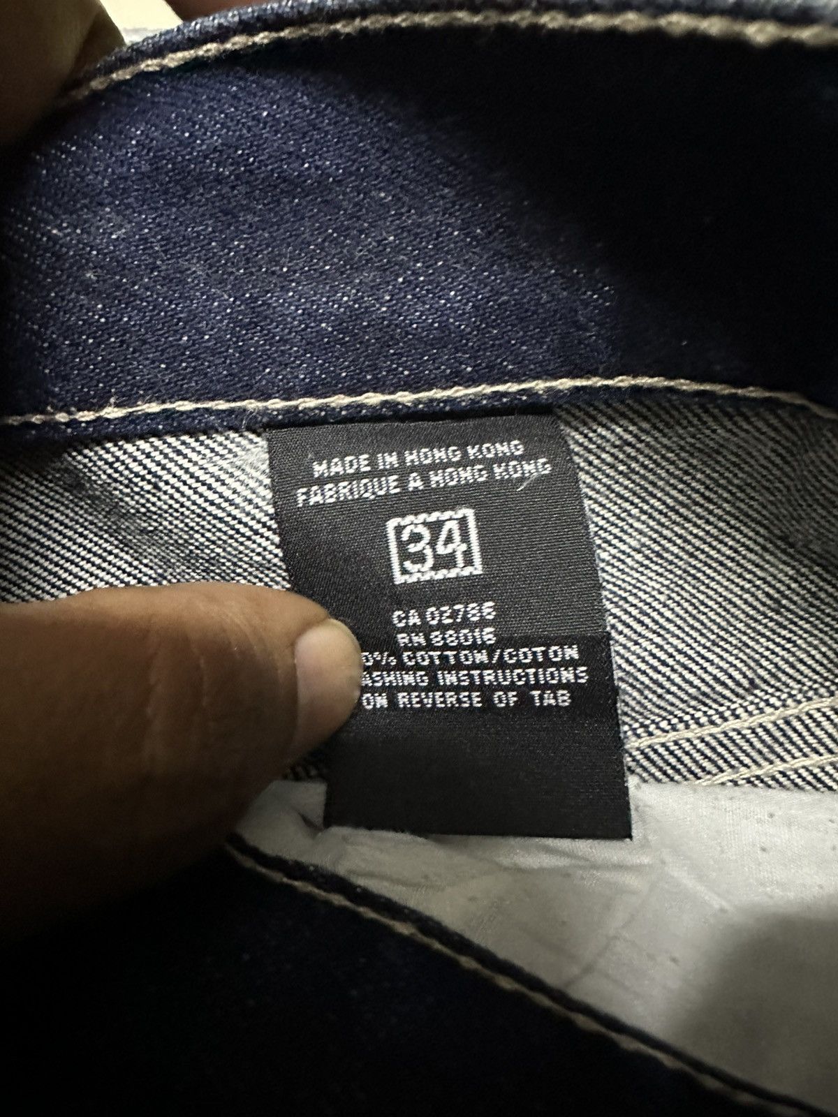 Pelle Pelle Pelle pelle denim pants Size US 33 - 4 Thumbnail