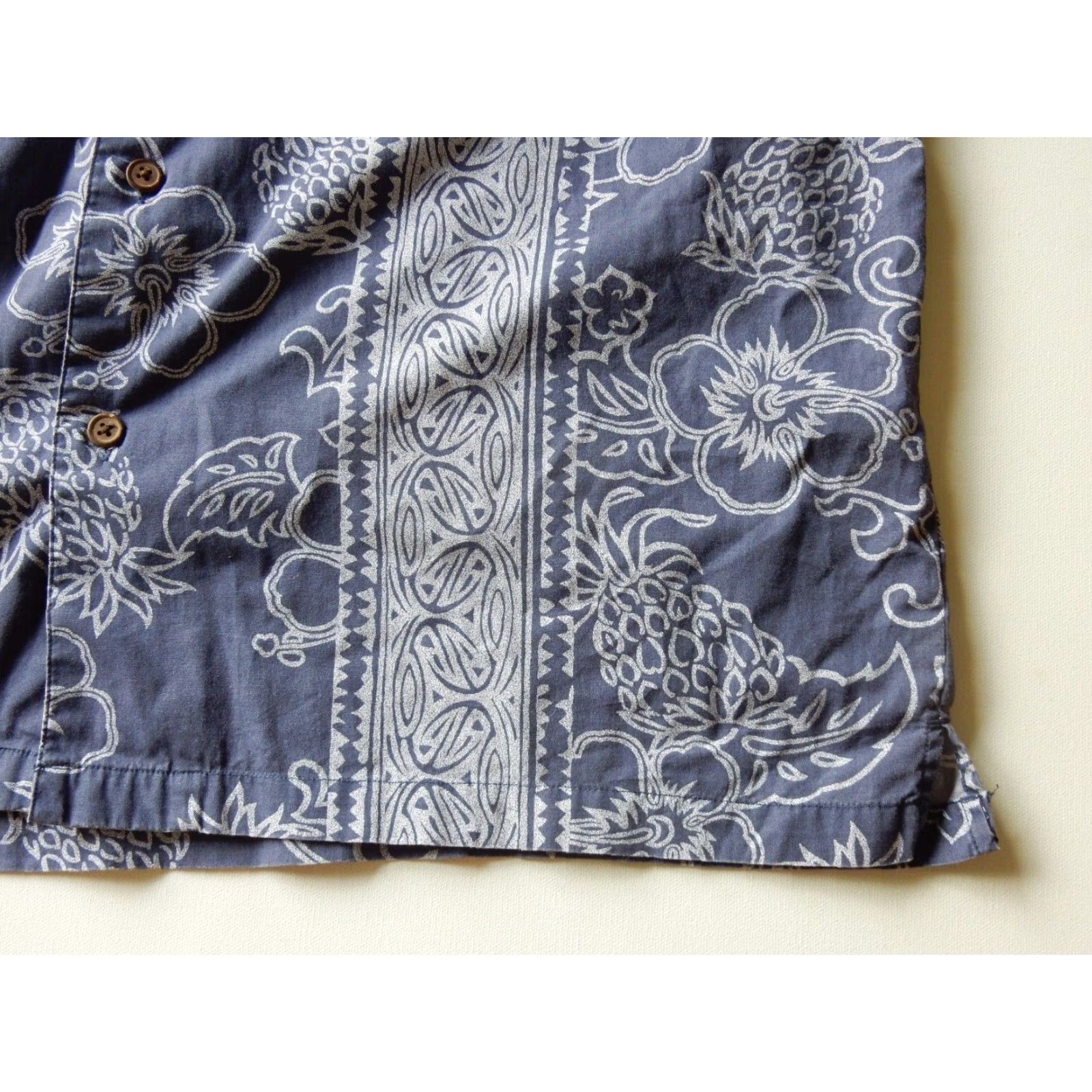 Gotcha VINTAGE Gotcha Men's Hawaiian Shirt Short Sleeve Button-Up Floral Pattern Size L Blue Size US L / EU 52-54 / 3 - 2 Thumbnail