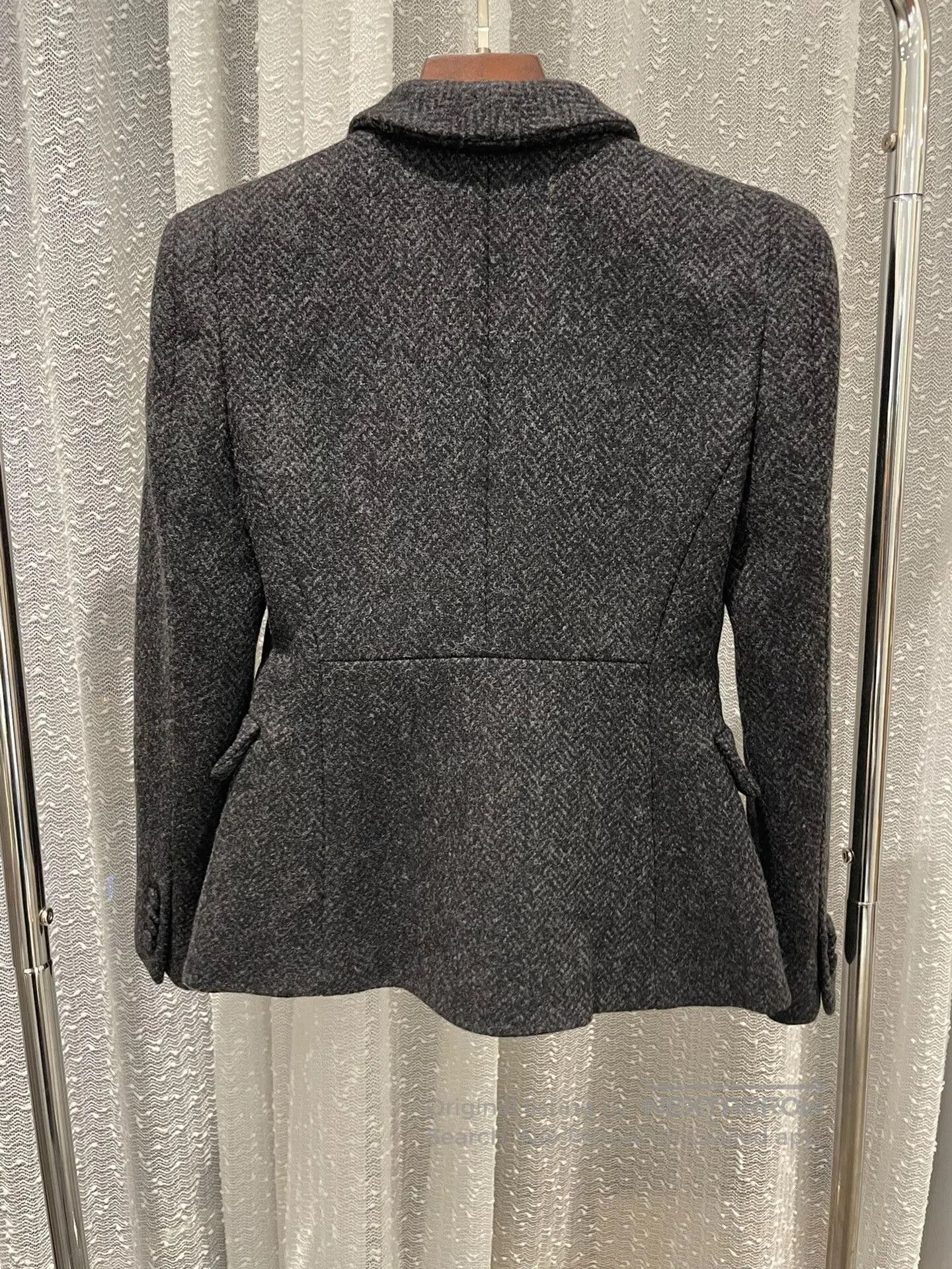 Valentino Vintage Valentino Wool Blend Winter Blazer. Size US M / EU 48-50 / 2 - 4 Thumbnail
