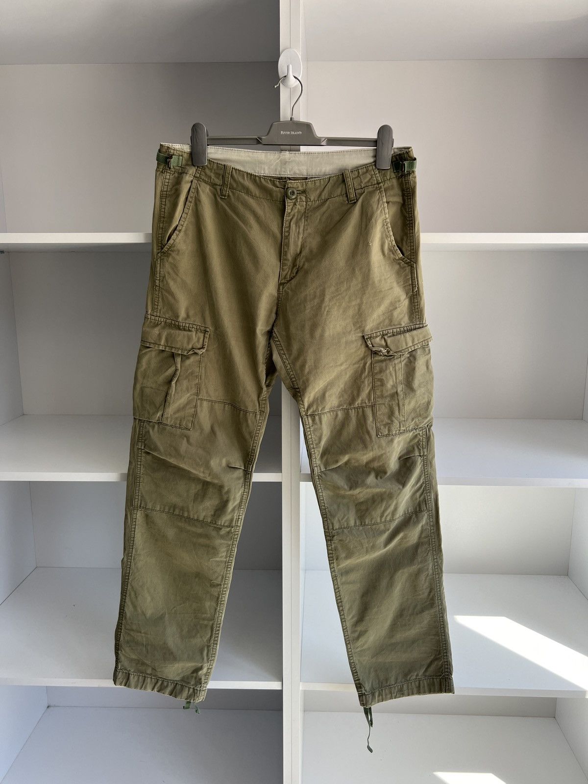 Carhartt × Vintage Vintage Carhartt Cargo Green Pants Size US 33 - 3 Thumbnail