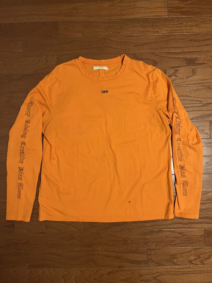 Off-White × Vlone VLONE X Off-White Long Sleeve | Grailed