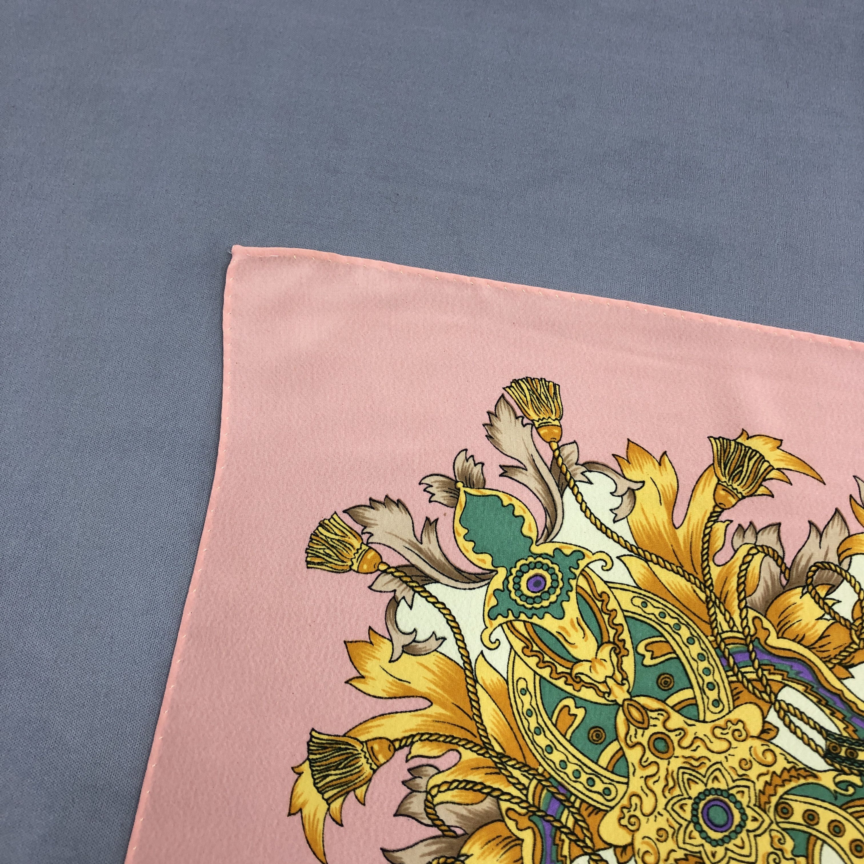 Other Vintage Luxury SILK Scarf Twill Stole Wraps Scarves Size ONE SIZE - 17 Thumbnail