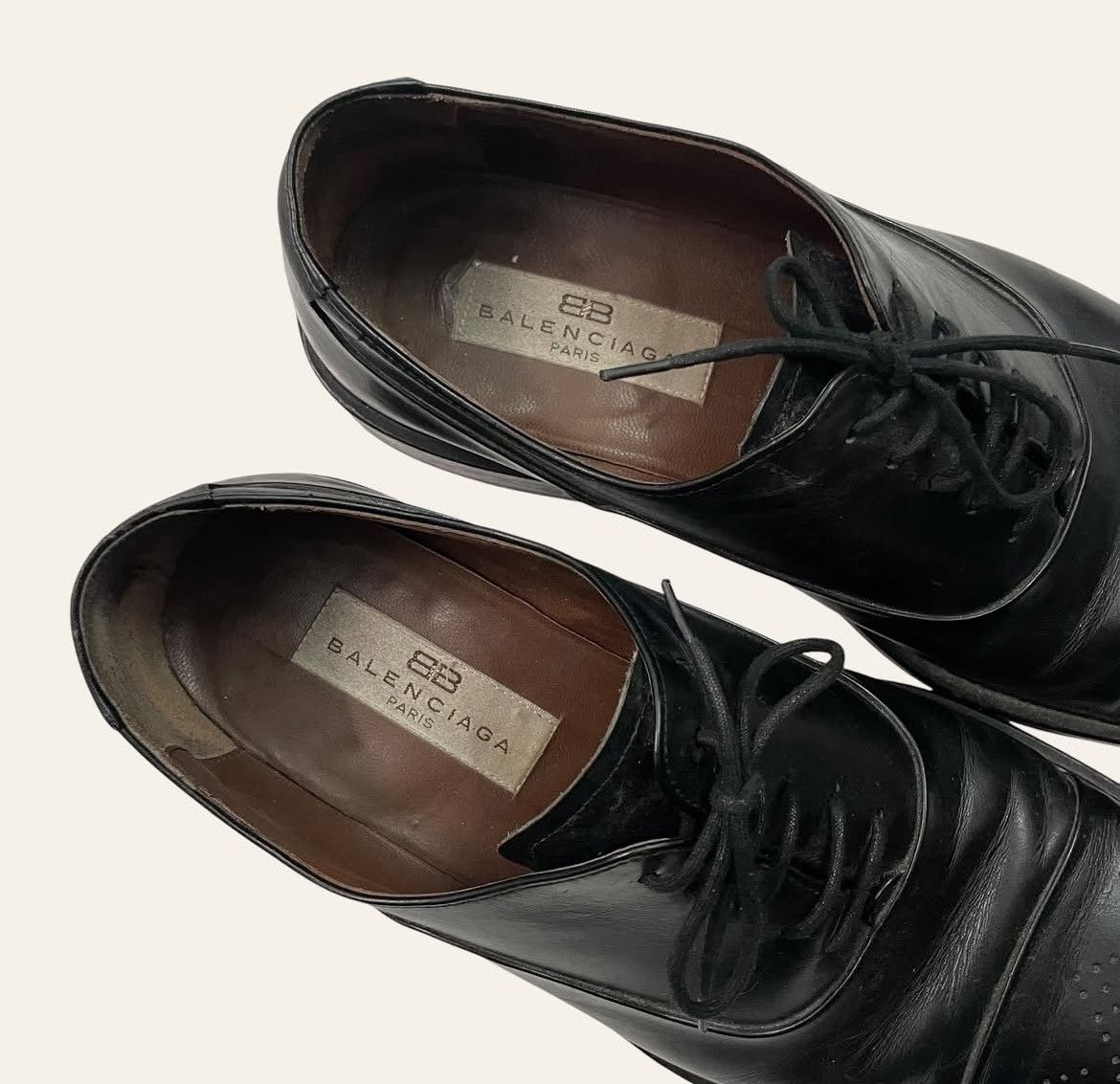 Balenciaga × Other × Vintage Vintage Balenciaga Derby Shoes Size US 9.5 / EU 42-43 - 6 Thumbnail