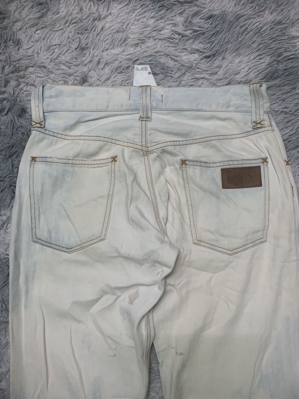 Dolce & Gabbana SS 2002 DOLCE GABANNA FLARE DISTRESSED PANT Size US 30 / EU 46 - 15 Thumbnail