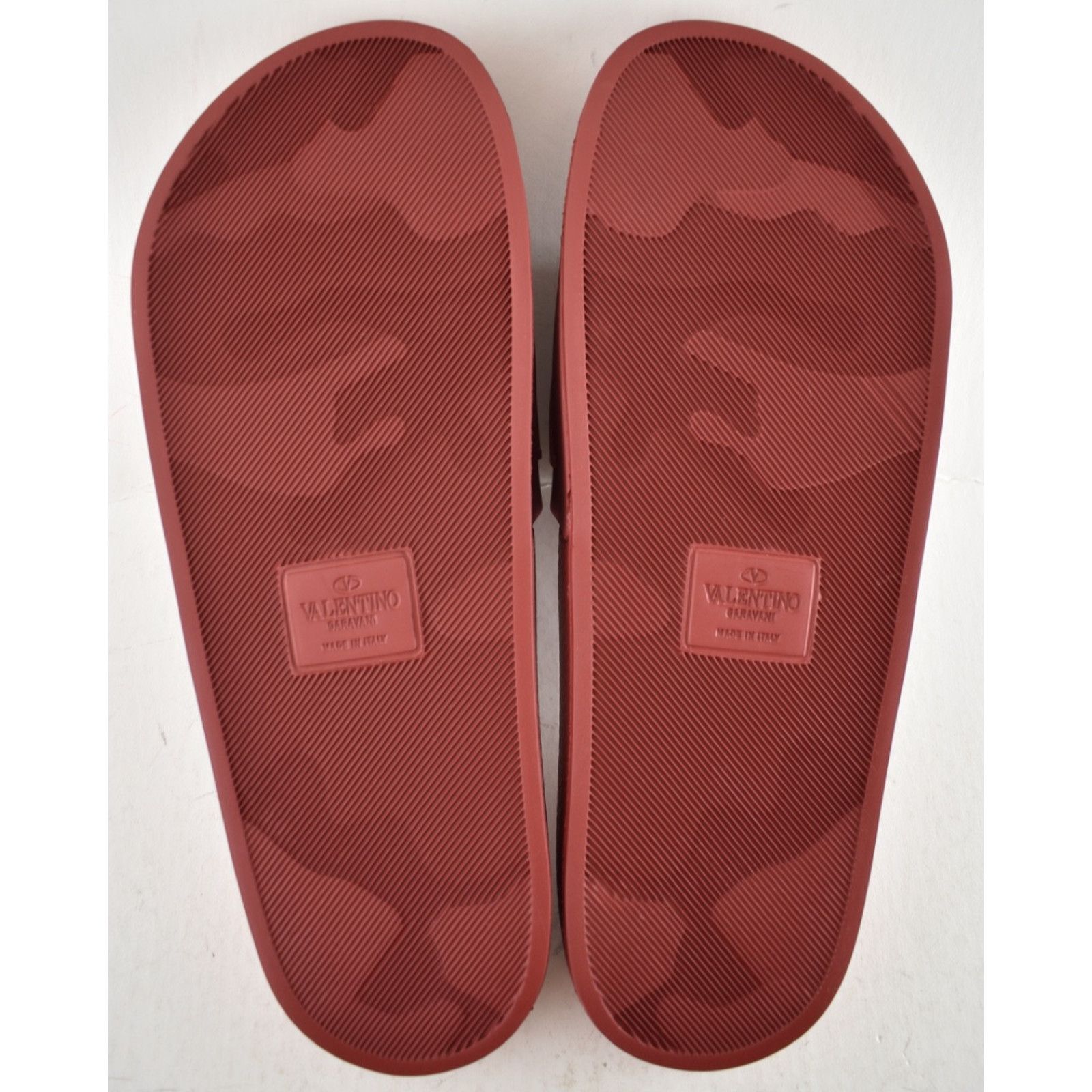 Valentino Valentino Garavani VLTN Red White Logo Pool Slide 44 11 Size US 11 / EU 44 - 11 Thumbnail