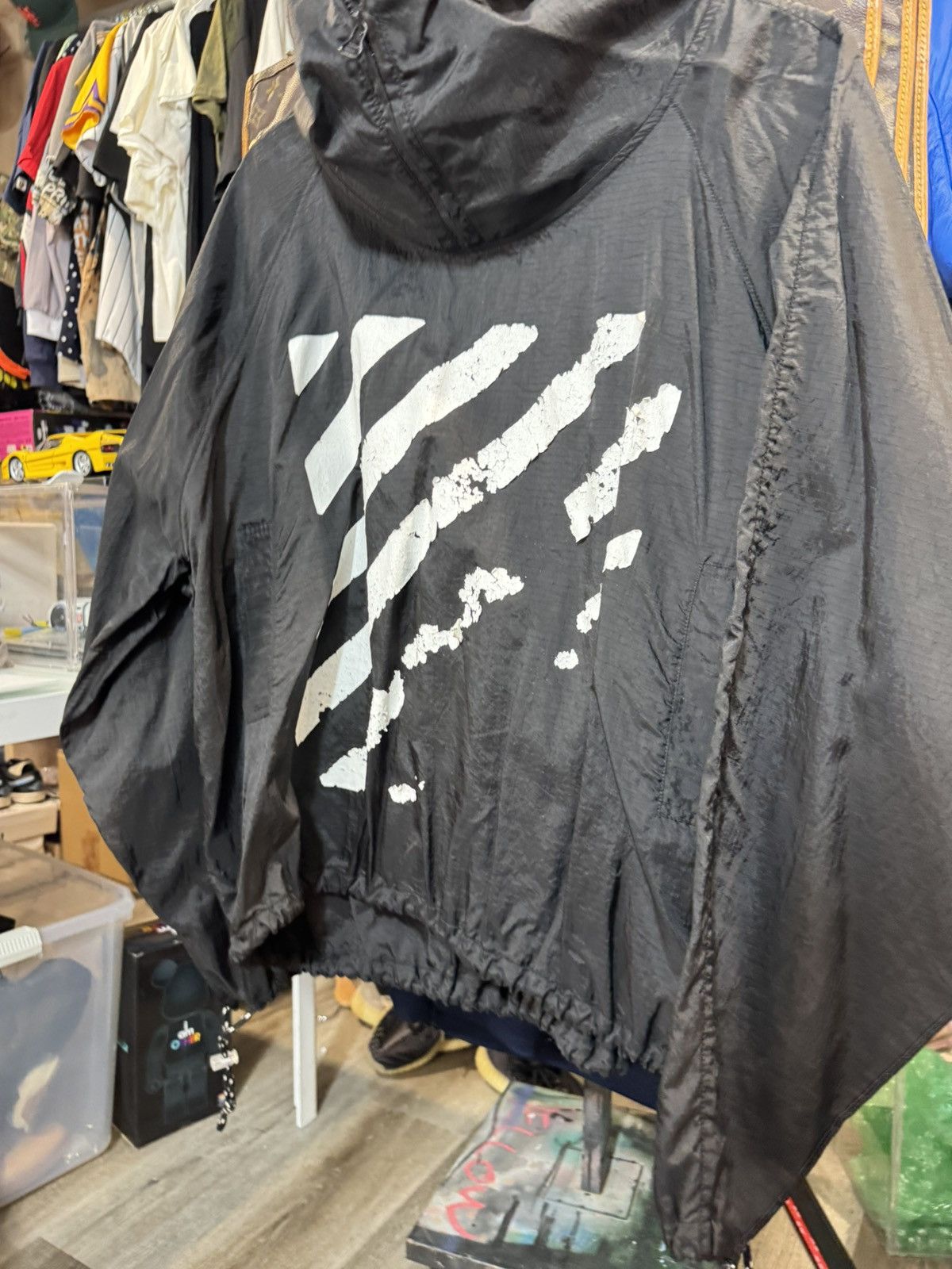 Off-White OFF-WHITE ©️2015 Aronak 1/4 zip Distressed original owner M Size US M / EU 48-50 / 2 - 4 Thumbnail