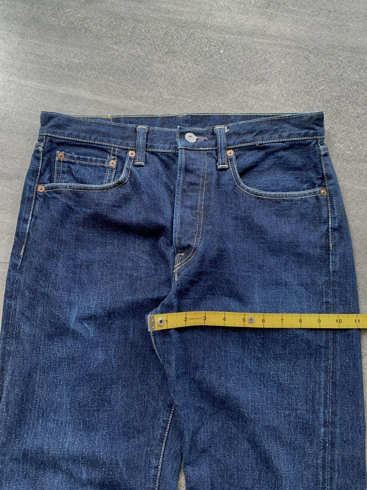 Kapital FREE TAX! Cropped Raw Hemmed Denim Jeans Size US 31 - 15 Thumbnail