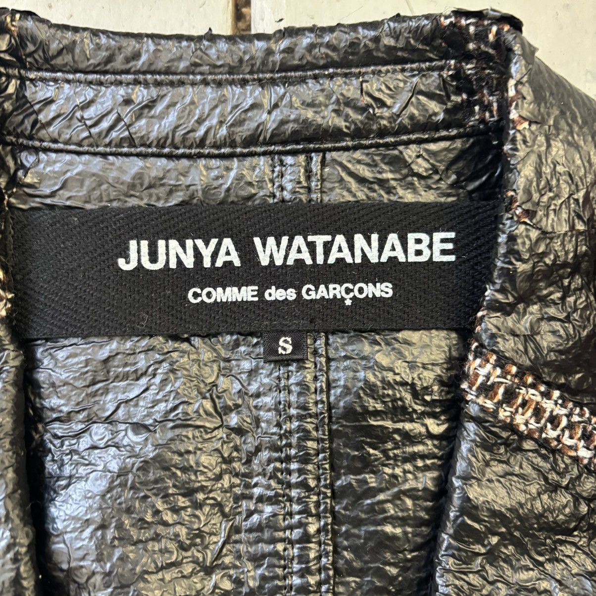 Junya Watanabe Woven Leather Lapel Blazer Size S / US 4 / IT 40 - 6 Thumbnail