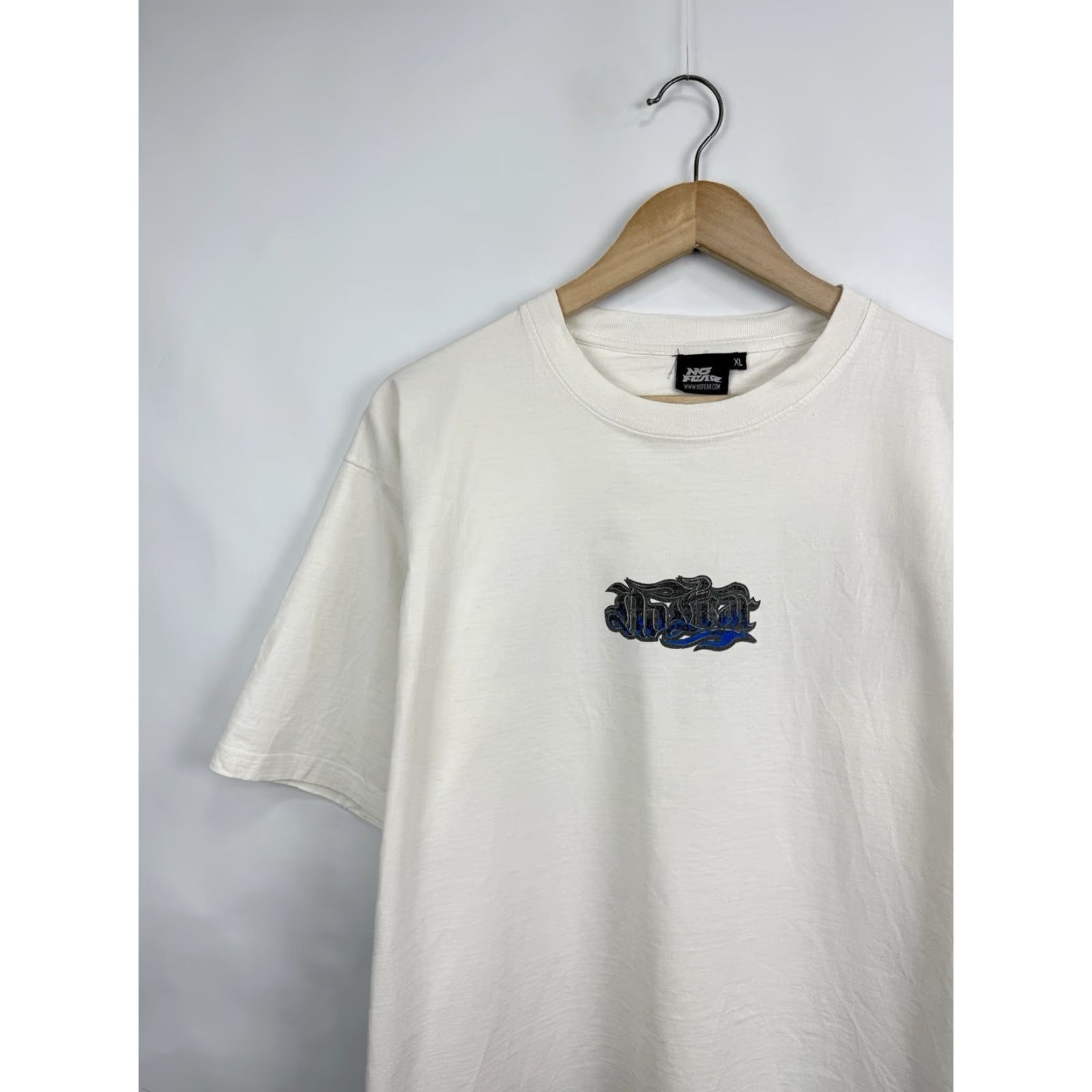 No Fear VINTAGE No Fear T-Shirt 90s Blue Fire Y2K XL Mens Rare Retro Blue Size US XL / EU 56 / 4 - 4 Thumbnail