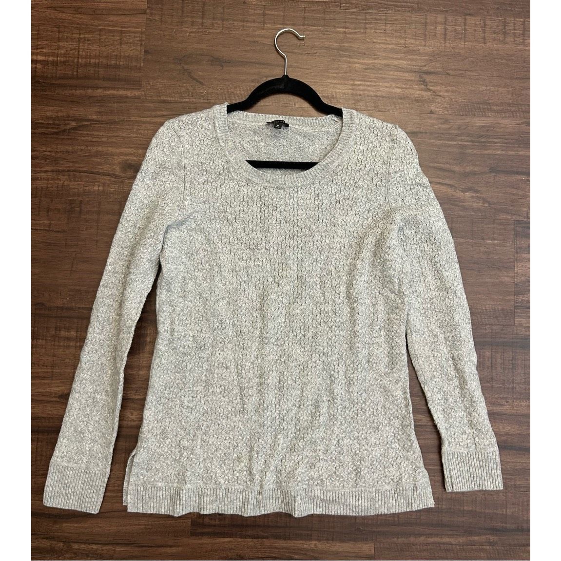 Robert Talbott Talbots Gray Lambs Wool Blend Knit Sweater Size Medium Size M / US 6-8 / IT 42-44 - 1 Thumbnail