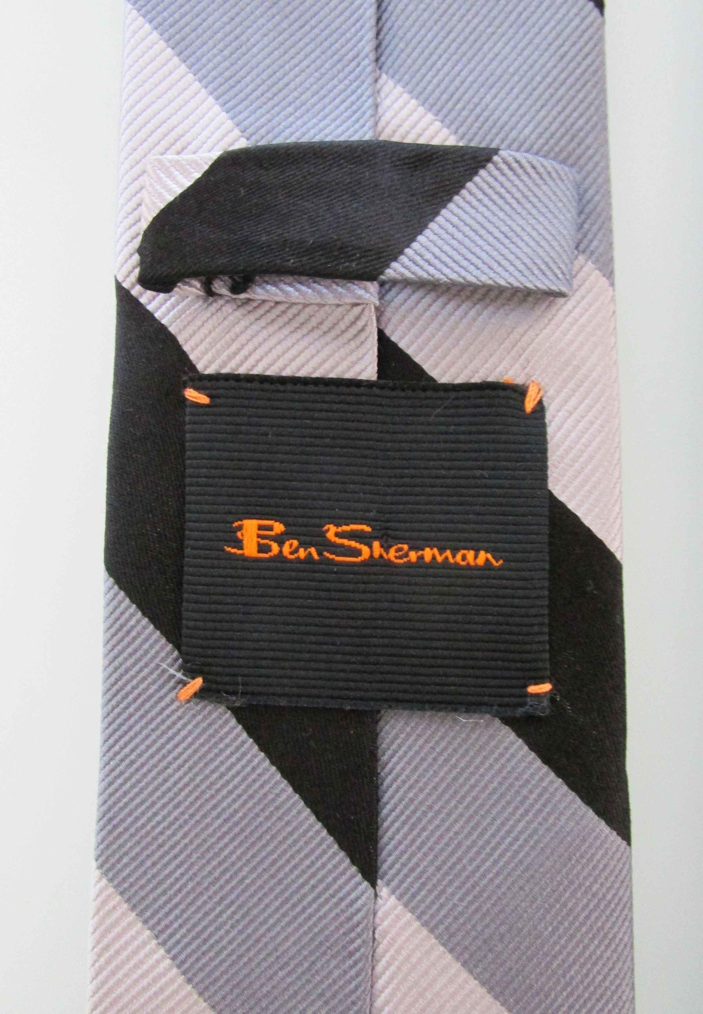 Ben Sherman Ben Sherman Men's Narrow Silk Tie Size ONE SIZE - 3 Thumbnail