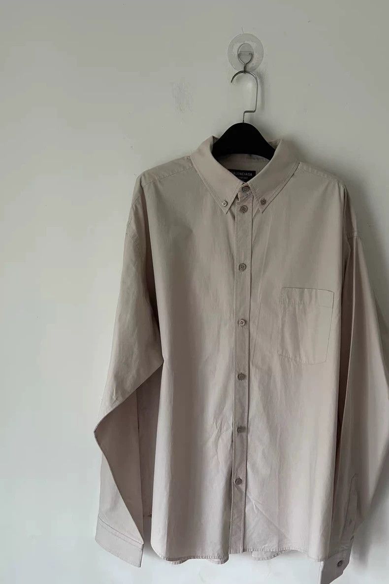 Balenciaga Balenciaga size 37 Poplin shirt Size US S / EU 44-46 / 1 - 1 Thumbnail