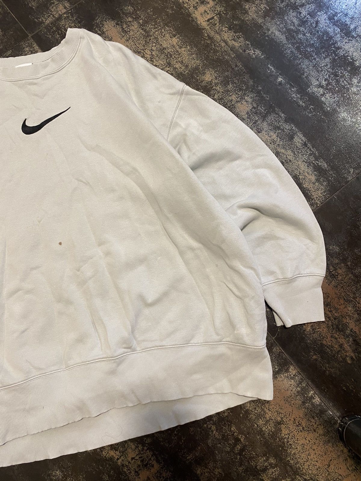 Nike × Vintage Nike Oversized fit distressed vintage sweatshirt Size US XL / EU 56 / 4 - 2 Thumbnail