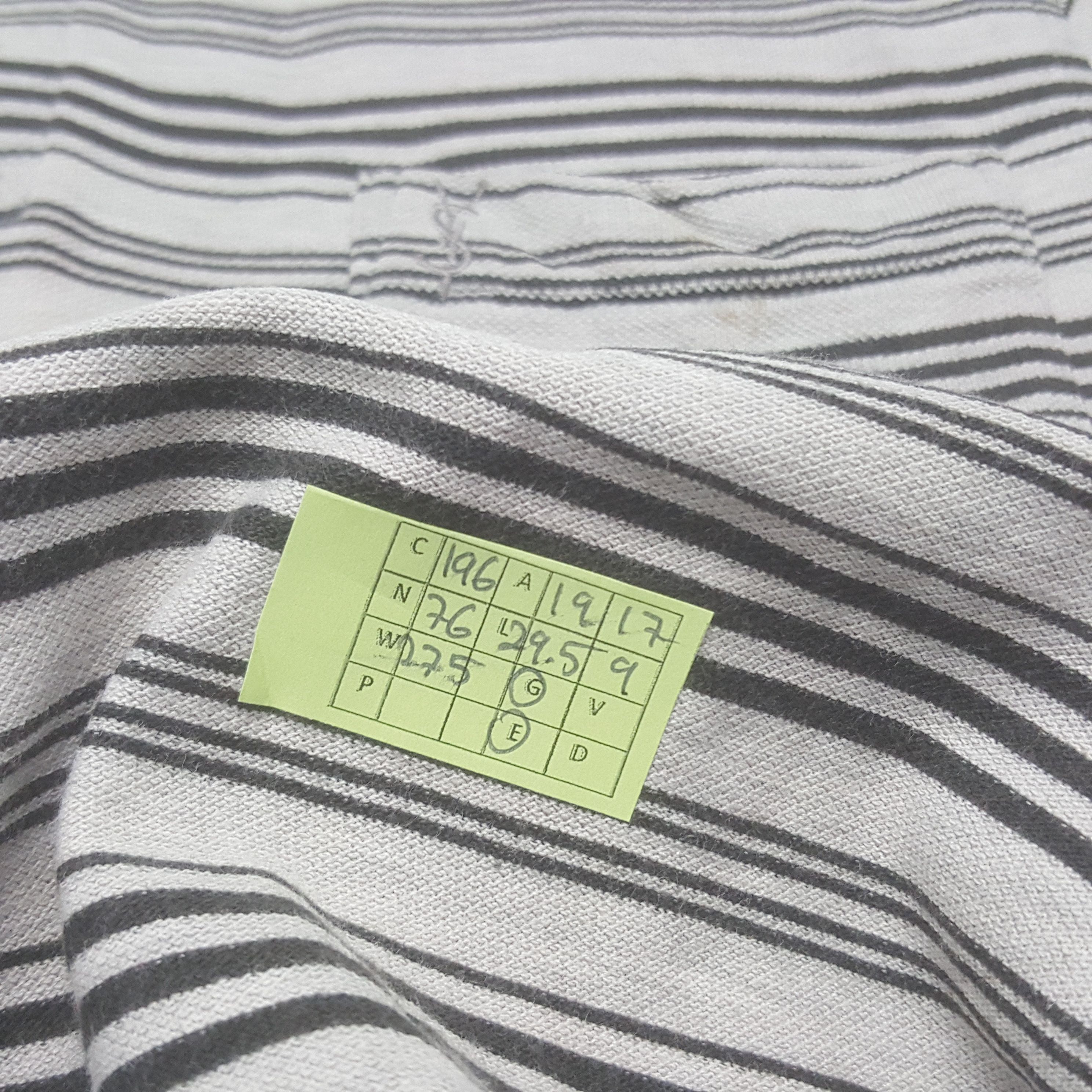 Vintage × Yves Saint Laurent Vintage Yves Saint Laurent Stripe Polo Shirt Size US M / EU 48-50 / 2 - 7 Thumbnail