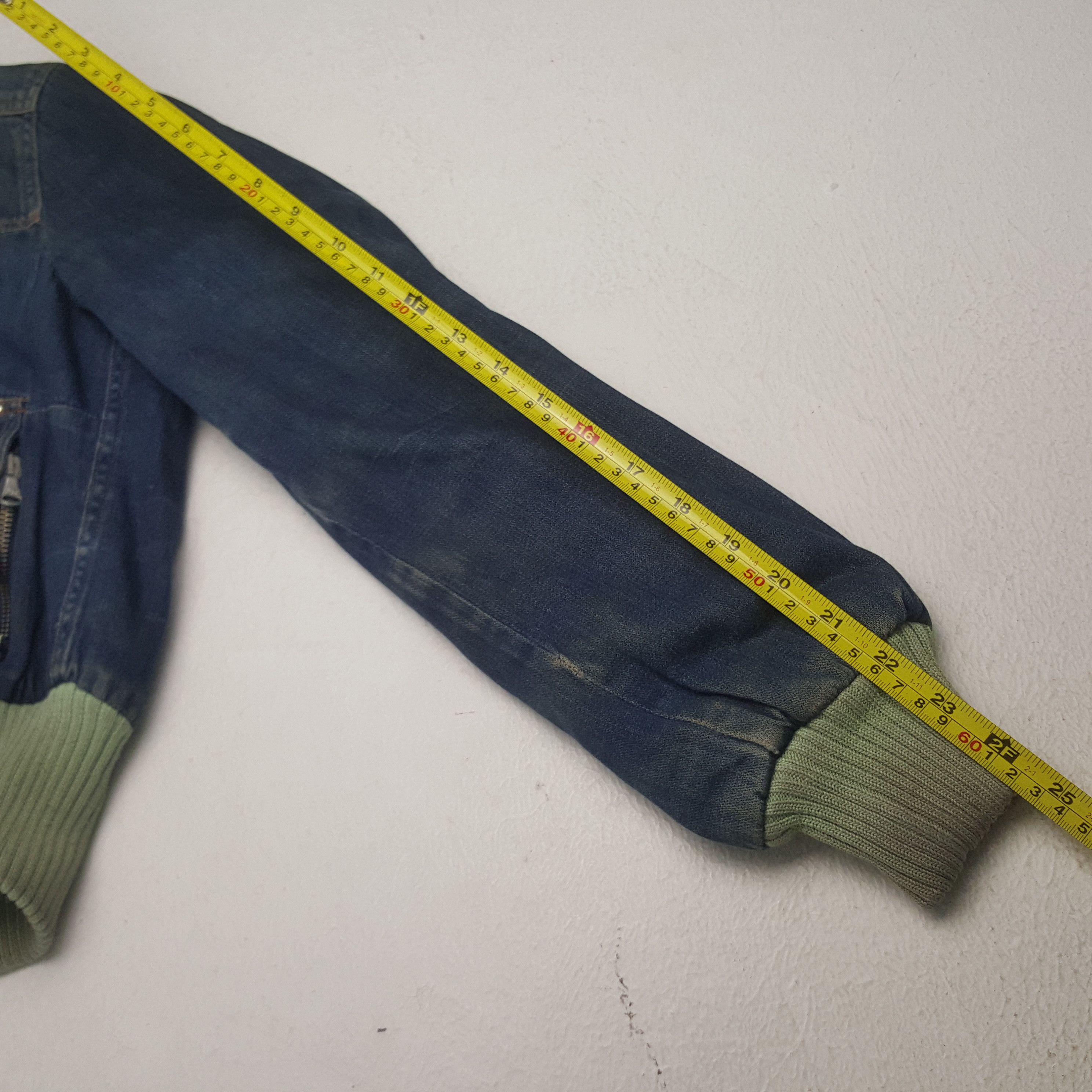 Dolce & Gabbana Vintage Dolce & Gabbana Denim Zipper Turtleneck Jacket Size S / US 4 / IT 40 - 9 Thumbnail