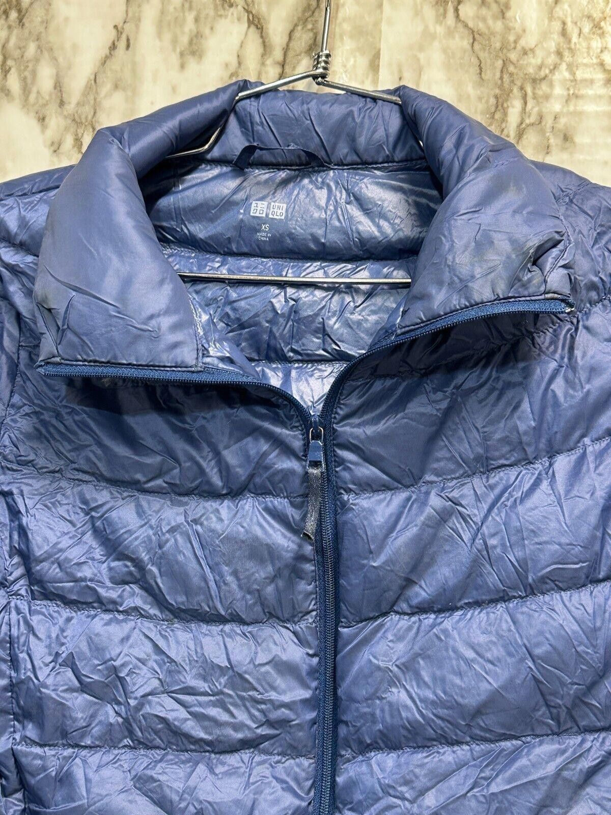 Uniqlo Uniqlo Nylon Down Puffer light Jacket Blue Women size XS Size XS / US 0-2 / IT 36-38 - 6 Thumbnail