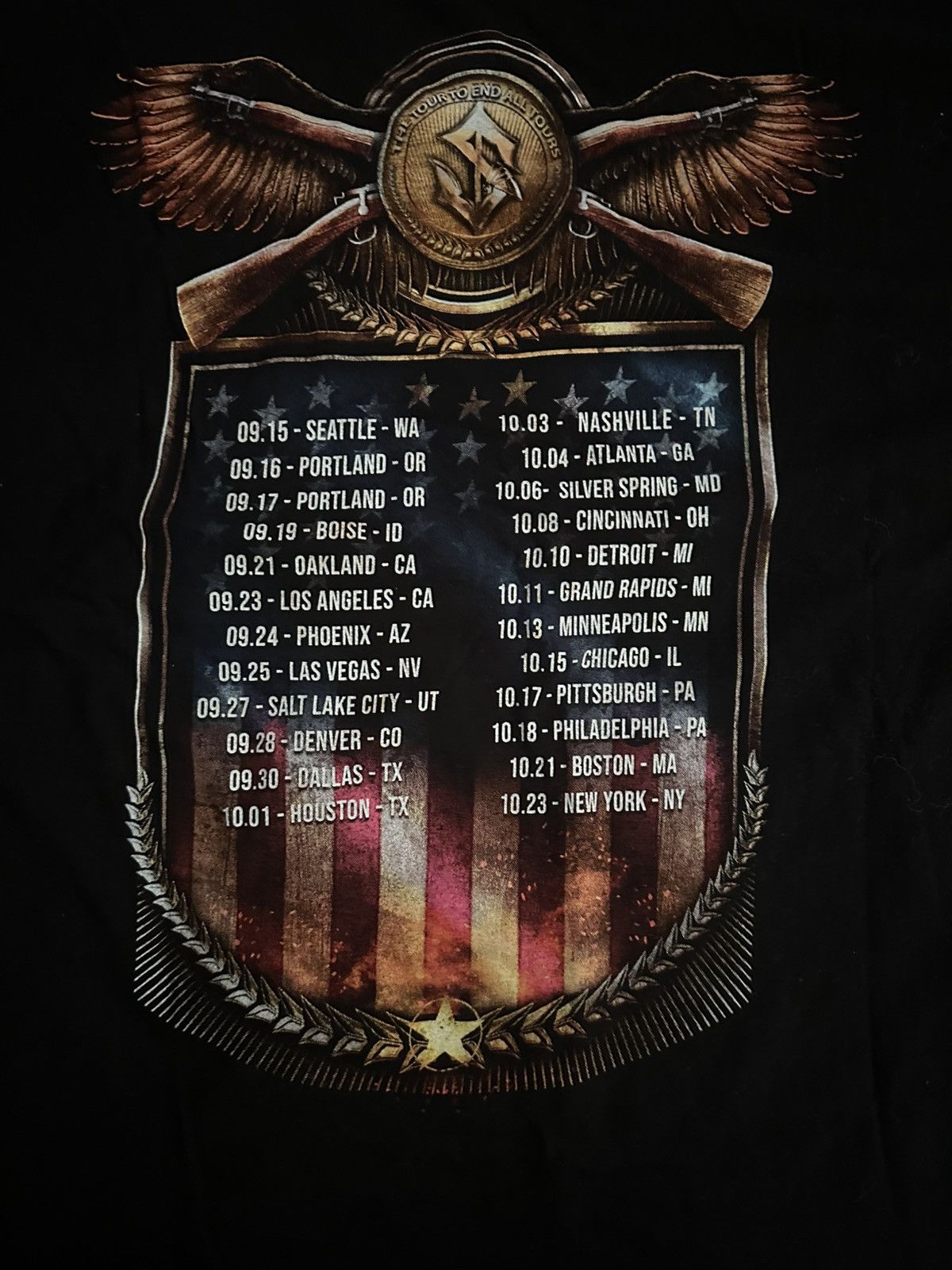 Vintage Sabaton The Tour to End All Tours Eagle Size US XL / EU 56 / 4 - 6 Thumbnail