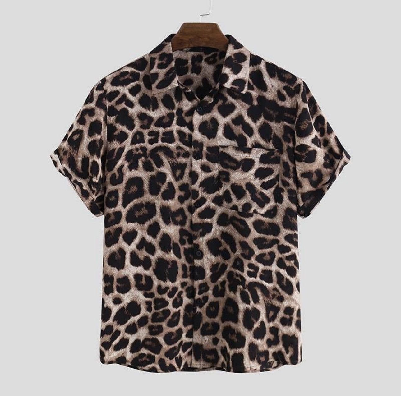 Japanese Brand × Vintage Leopard Print Lapel Summer Shirt Size US XXL / EU 58 / 5 - 1 Thumbnail