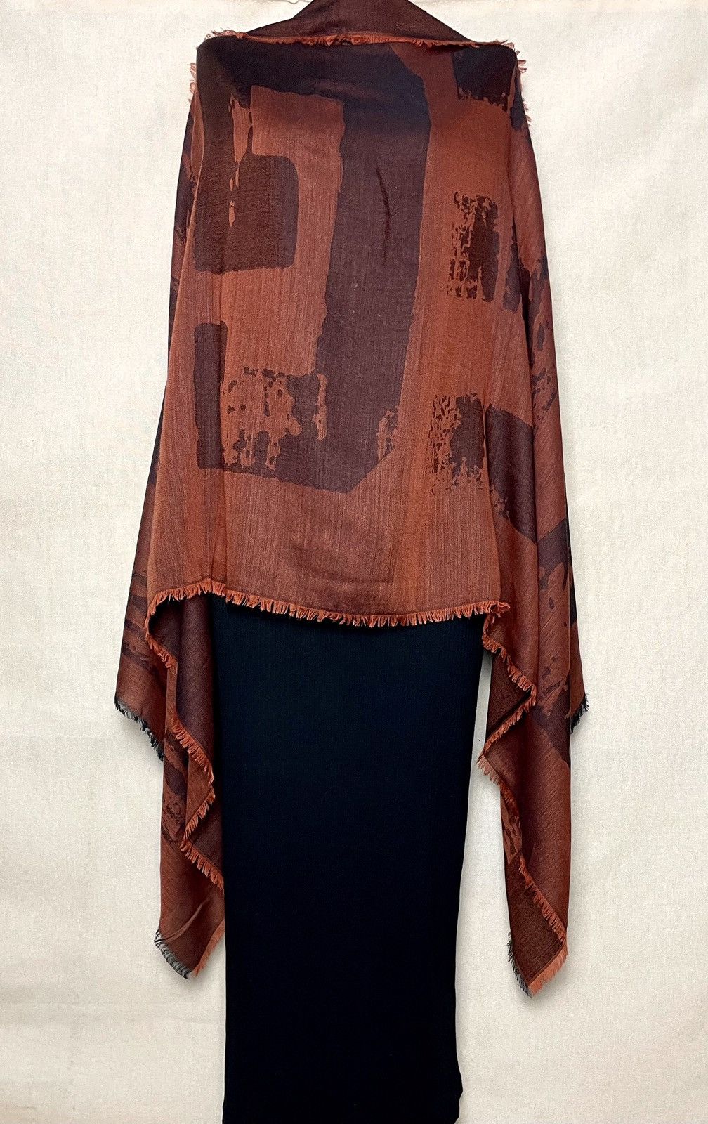 Z Zegna Ernenegildo Zegna big logo silk scarf shawl Size ONE SIZE - 5 Thumbnail