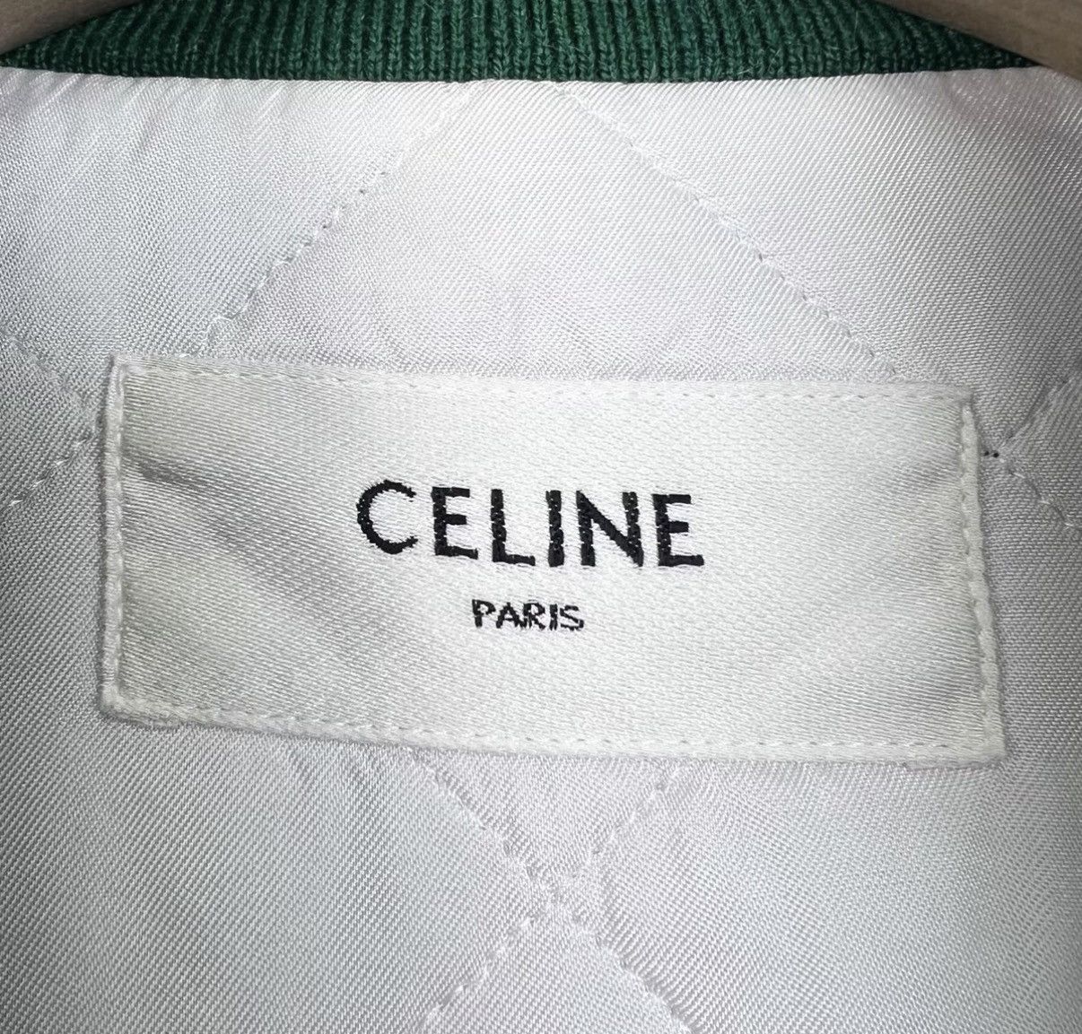 Celine Celine Long Sleeve Quilted Baseball Jacket K12 Size US S / EU 44-46 / 1 - 5 Thumbnail