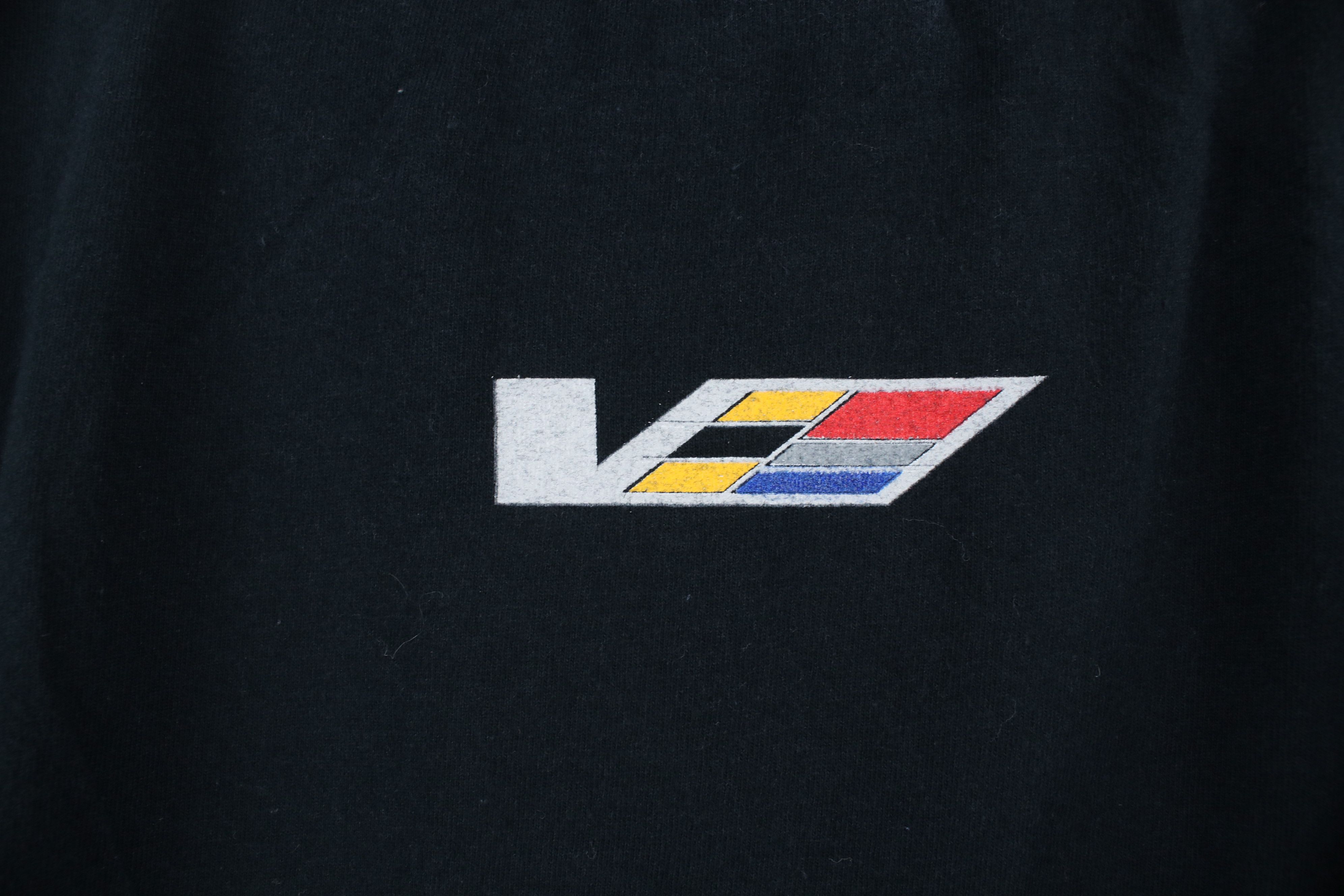 Vintage Vintage 90s Y2K Spell Out Cadillac Racing T-Shirt Black Size US XXL / EU 58 / 5 - 10 Thumbnail