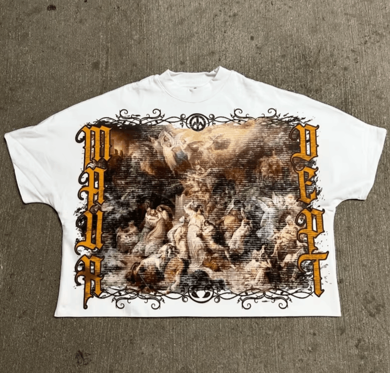 Japanese Brand oversized O-neck graphic T-shirt Size US XL / EU 56 / 4 - 8 Thumbnail