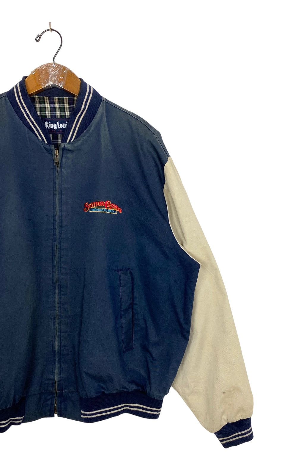 Vintage Rare‼️ Vtg King Louie Station Casino St Charles Bomber Usa Size US L / EU 52-54 / 3 - 3 Thumbnail