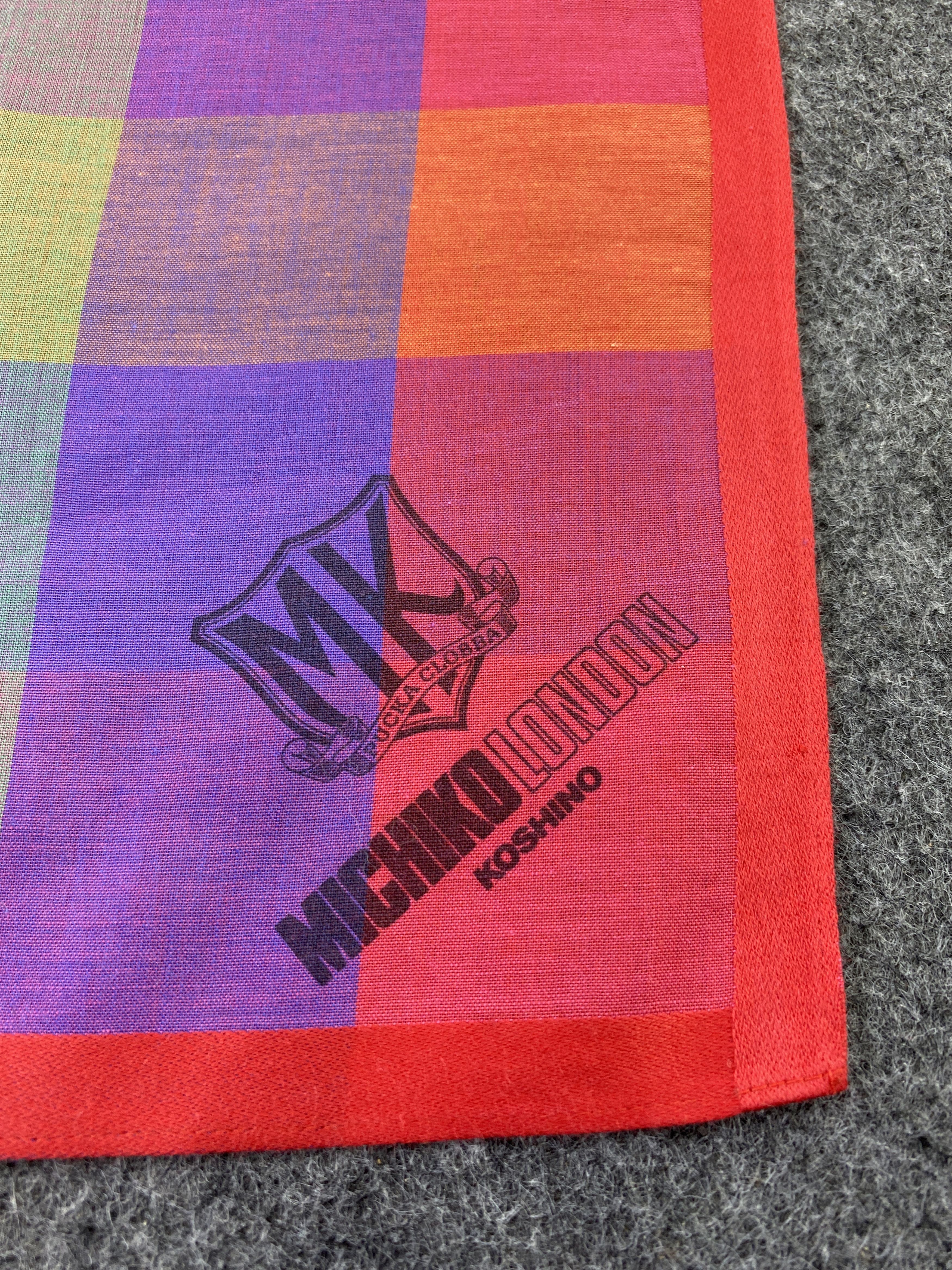 Michiko Koshino London × Vintage Michiko Koshino Handkerchief / Bandana / Neckerchief-B195 Size ONE SIZE - 5 Thumbnail