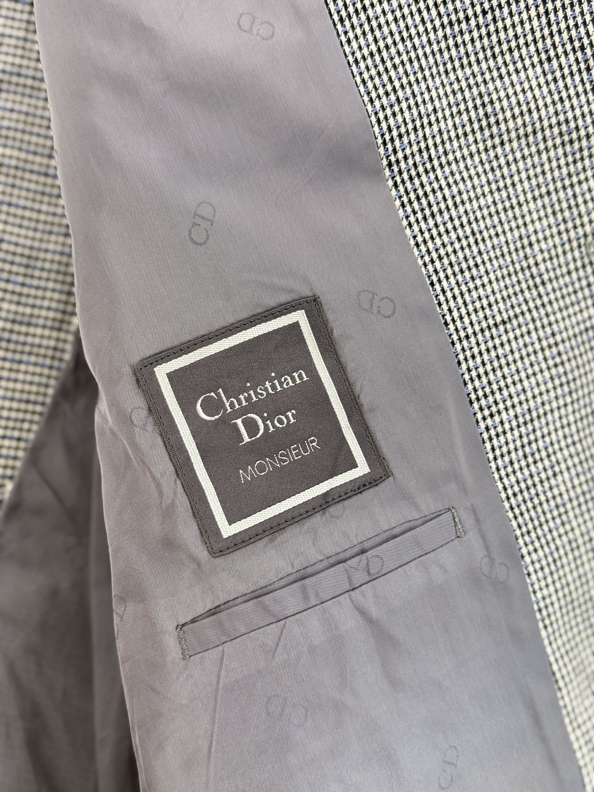 Christian Dior Monsieur 🔥 Houndstooth Christian Dior Blazer Jacket men Size US M / EU 48-50 / 2 - 11 Thumbnail