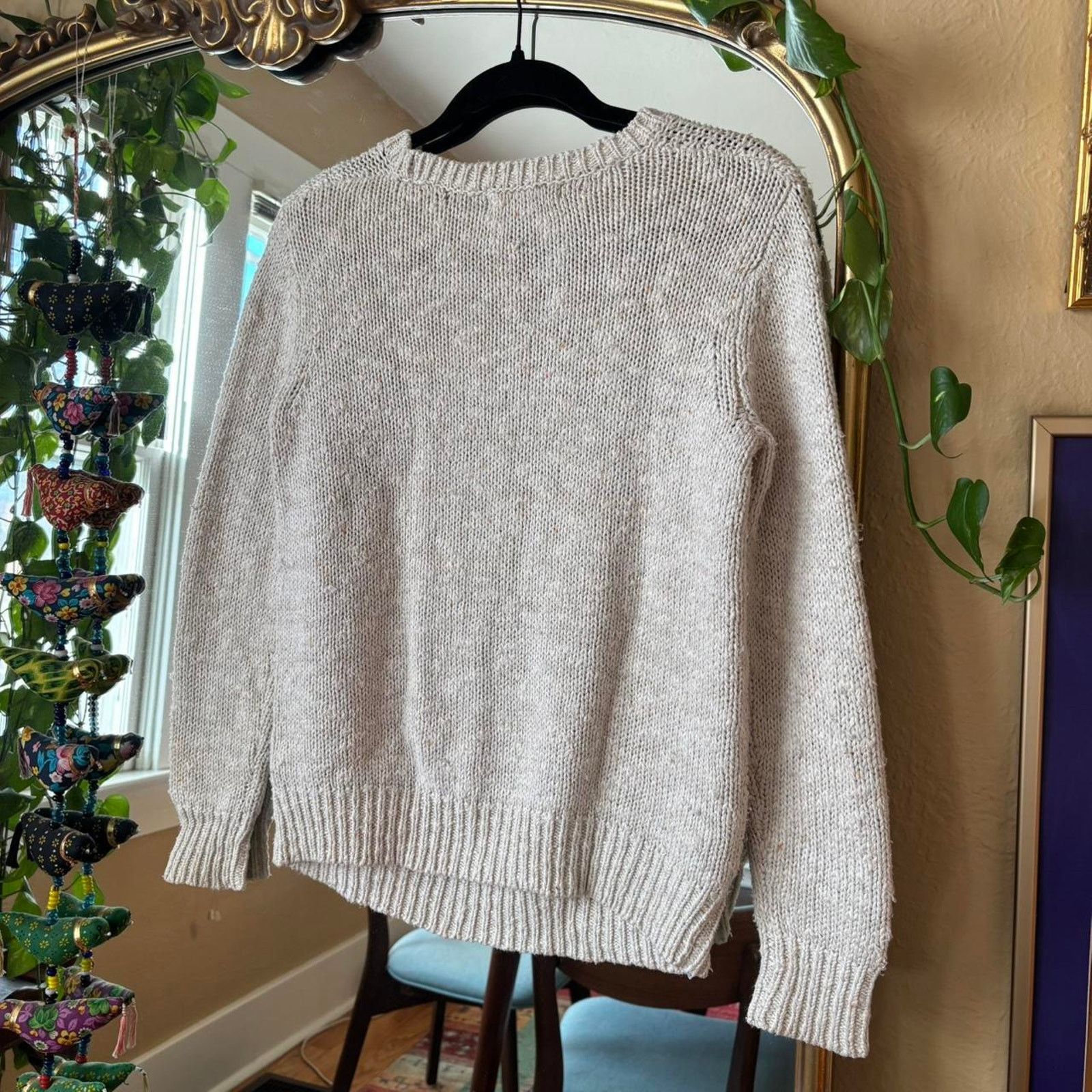 Urban Outfitters Staring at Stars Urban Outfitters Cream Fringe Sweater XS Size XS / US 0-2 / IT 36-38 - 7 Thumbnail