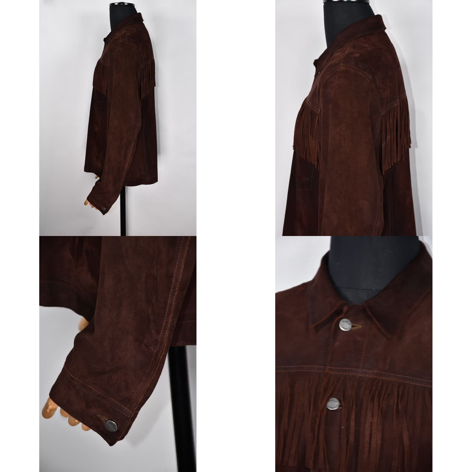 Nudie Jeans Nudie Jeans Ronny Leather Western Men's Shirt Jacket XL Brown Vintage? No Size US XL / EU 56 / 4 - 8 Thumbnail