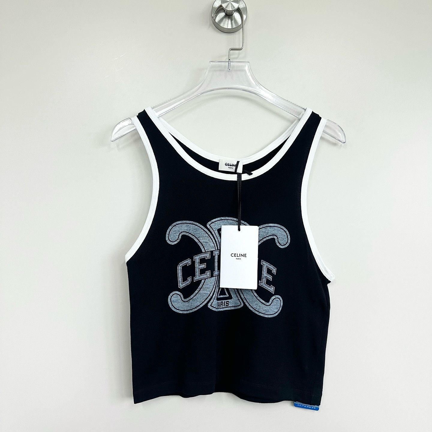 Celine CELINE Logo Tank Top Size M Size M / US 6-8 / IT 42-44 - 1 Thumbnail