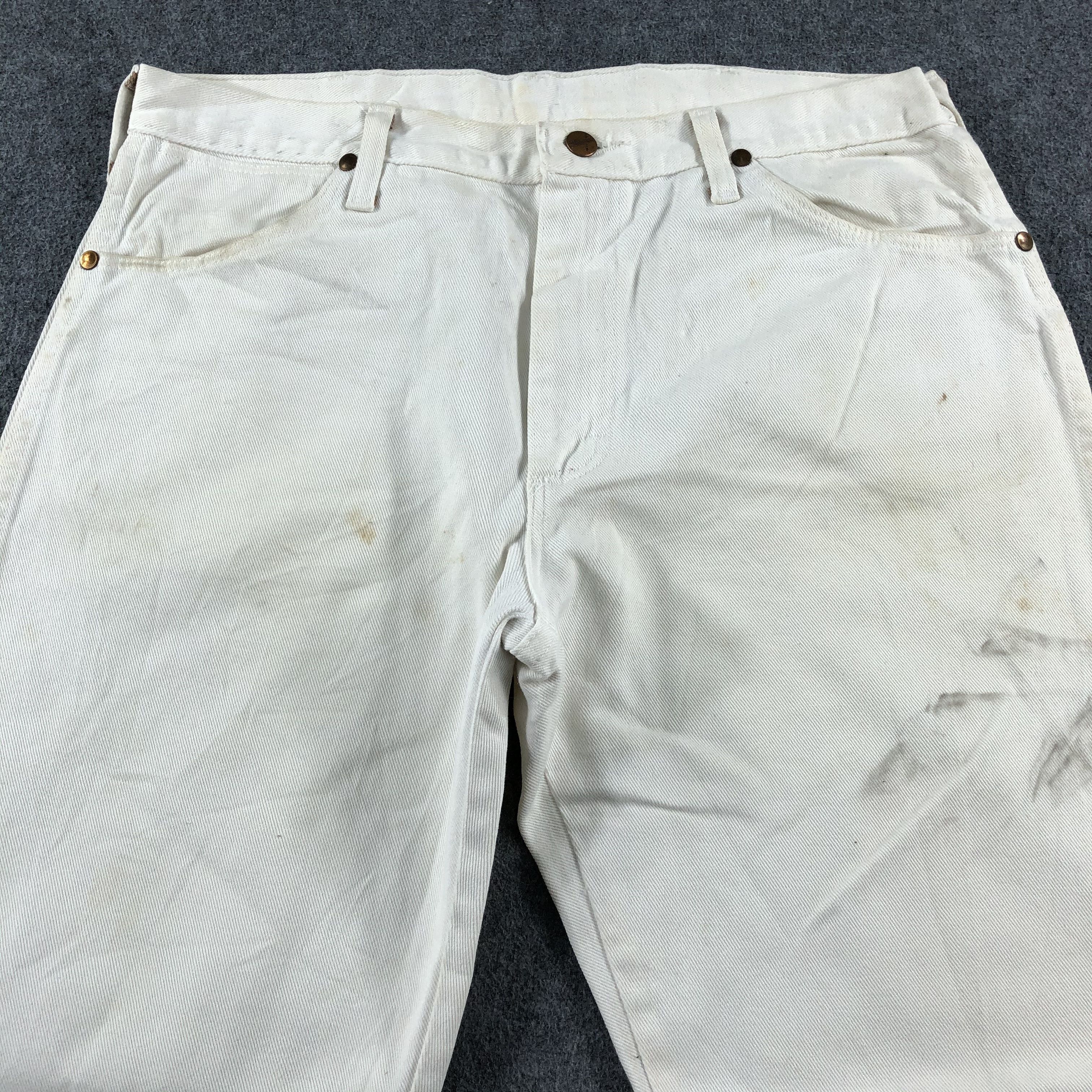 Vintage Vintage Light Wash Wrangler Jeans-J2519 Size US 35 - 3 Thumbnail