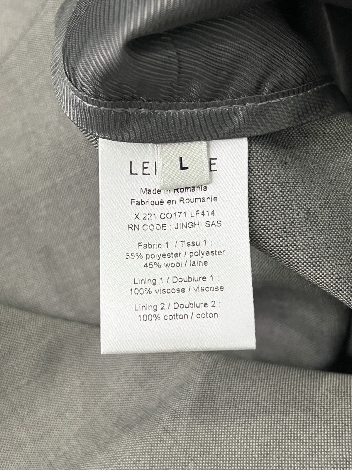 Lemaire Lemaire Structured Shoulder Wool Coat Size 42L - 22 Thumbnail