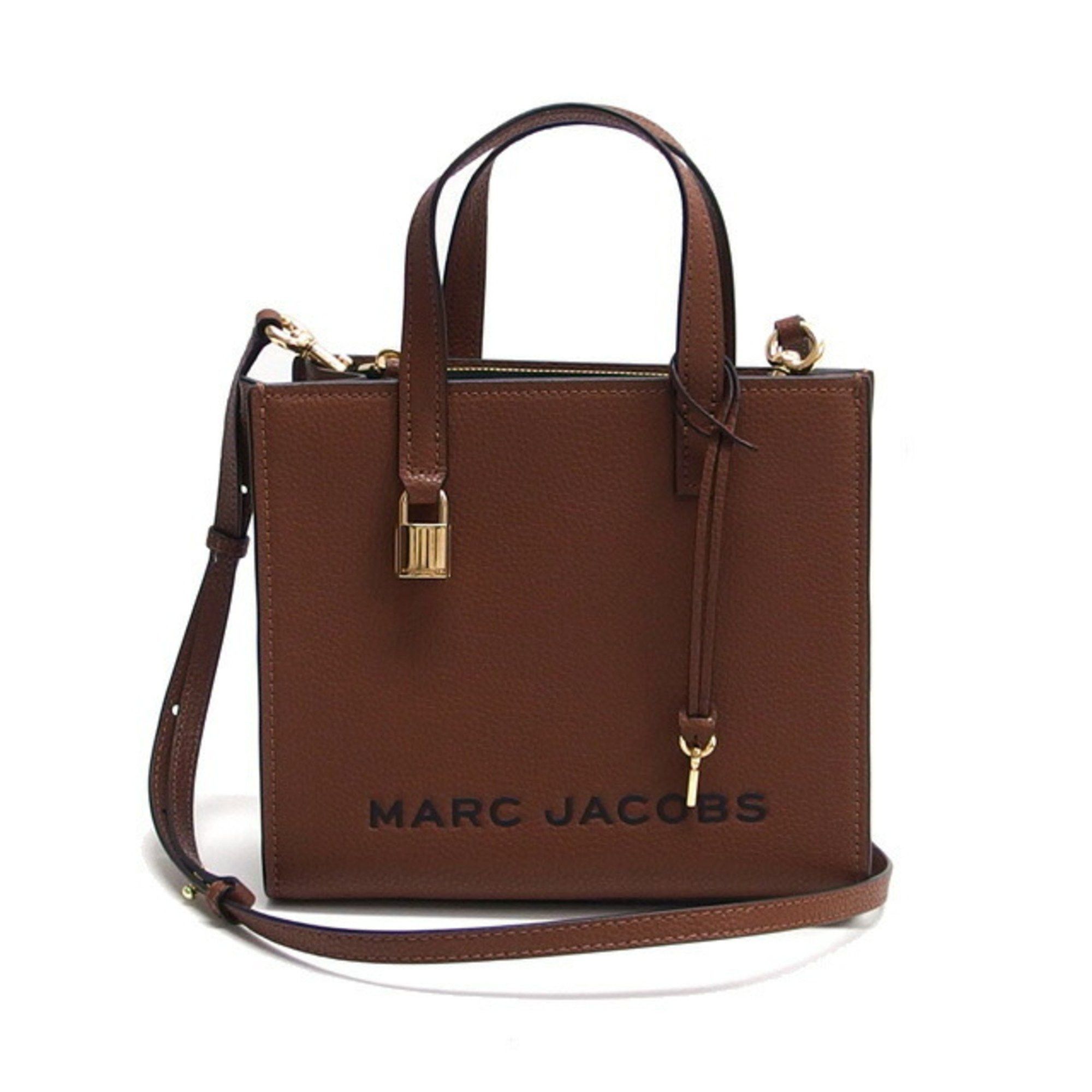 Marc Jacobs Mini Grind Tote Shoulder Bag in Brown, Women's