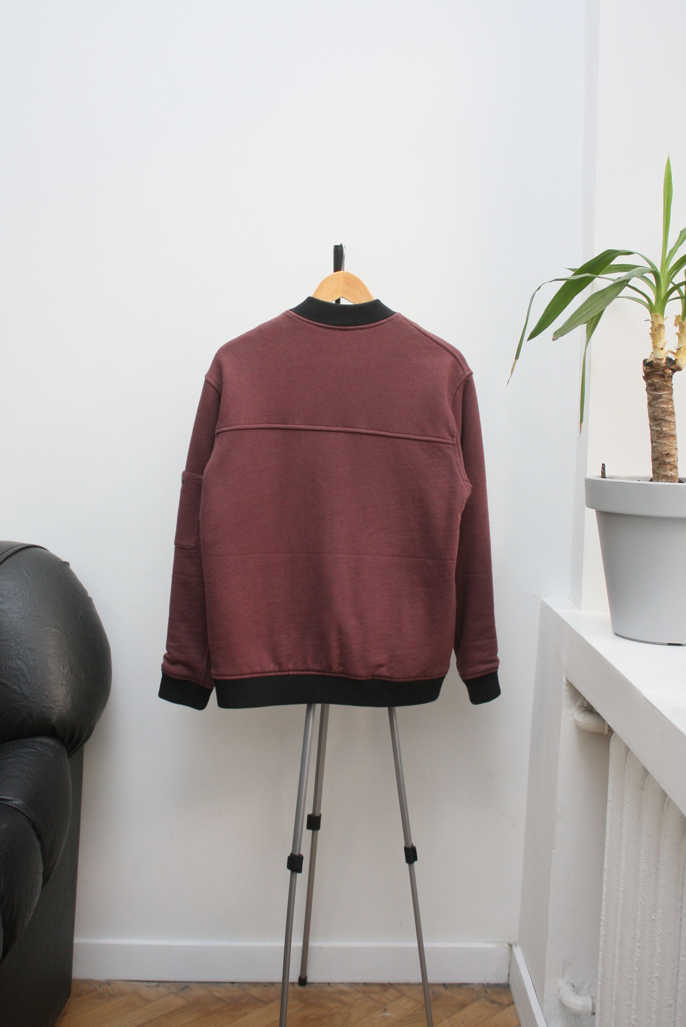 Wood Wood Wood Wood Burgundy Bomber Jacket Men's Size US S / EU 44-46 / 1 - 3 Thumbnail