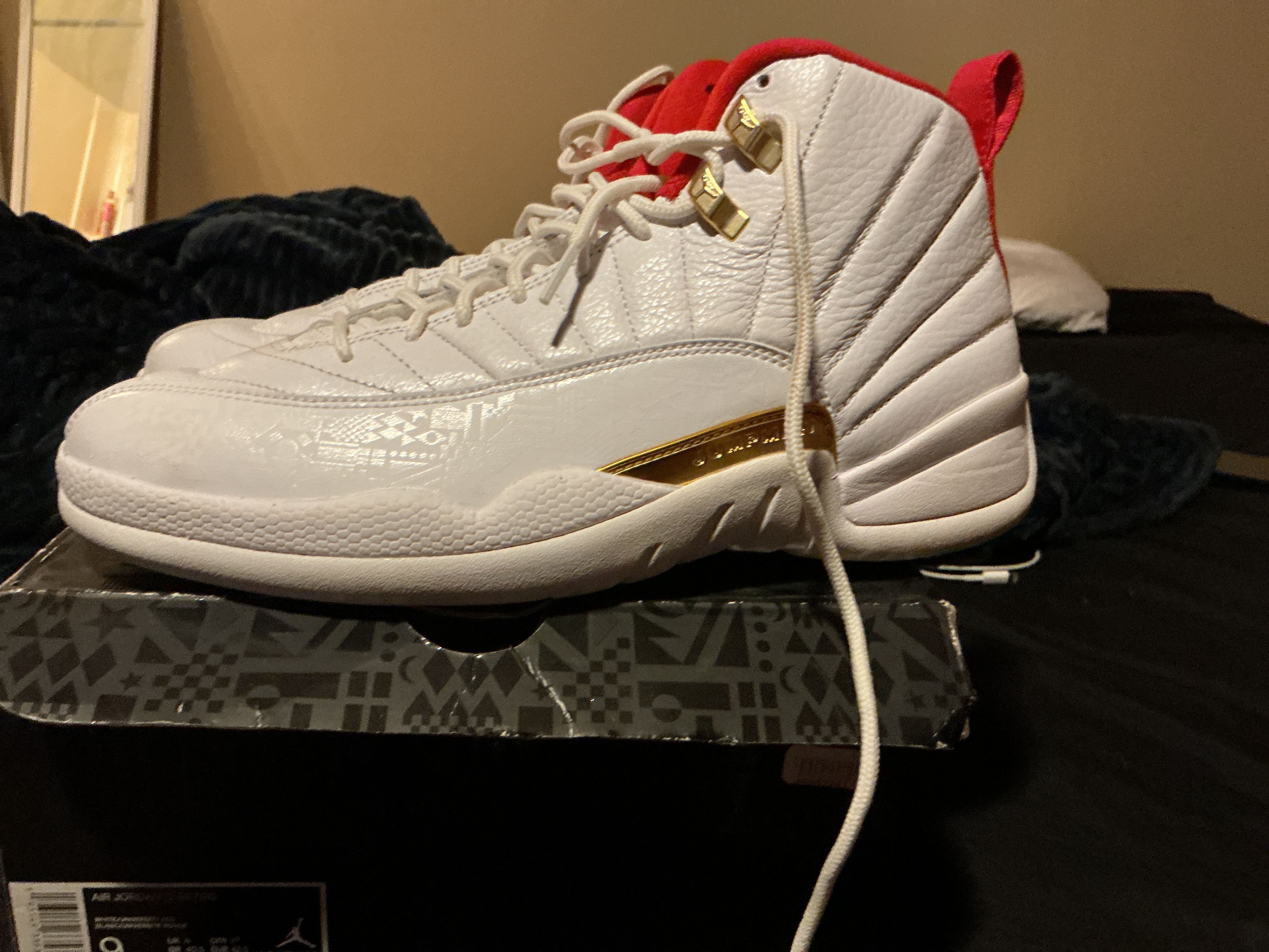 Jordan Brand Jordan 12 “Fibas” Size US 9 / EU 42 - 3 Thumbnail