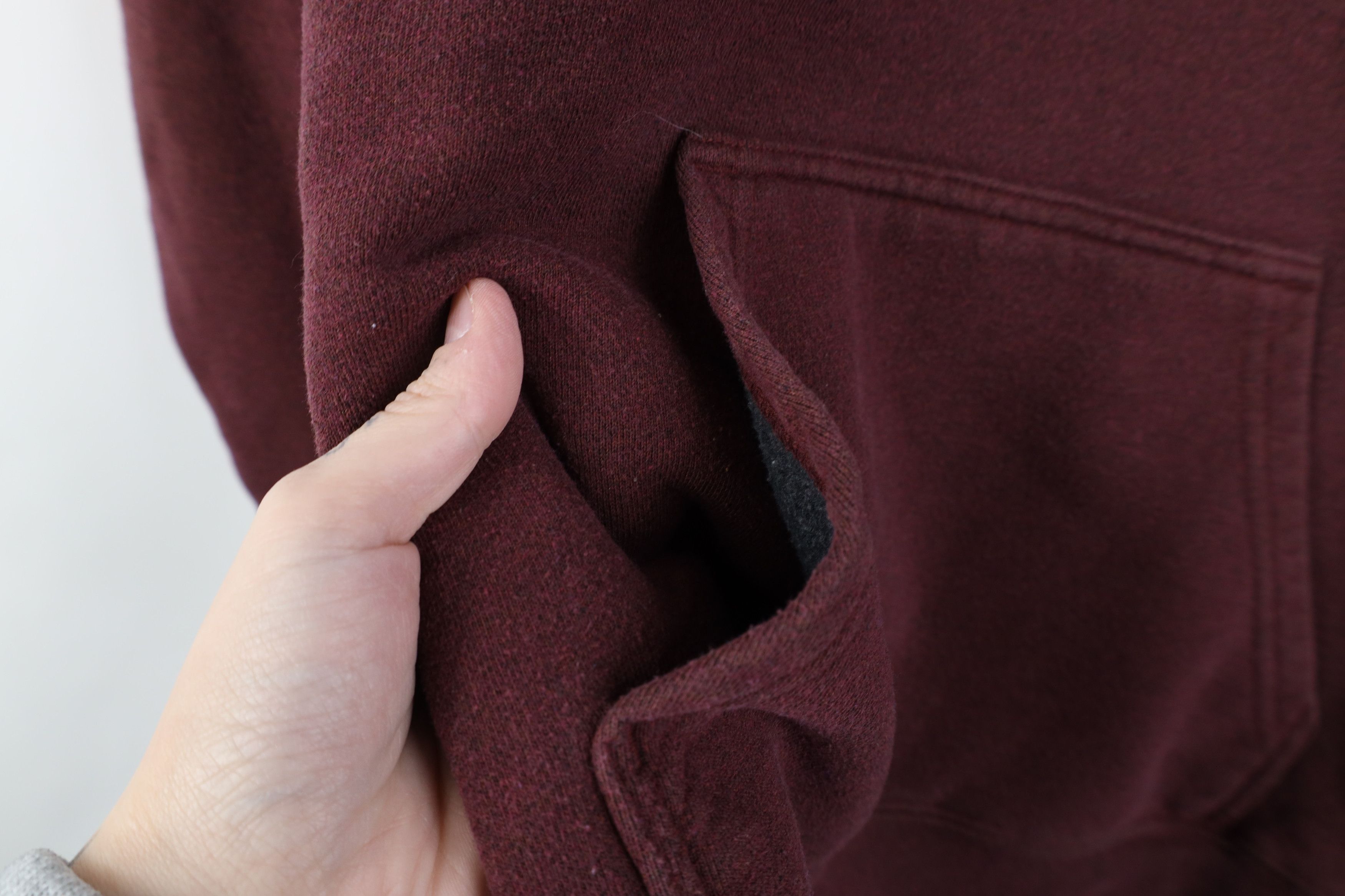 Patagonia Y2K Patagonia Spell Heavyweight Hoodie Sweatshirt Burgundy Size US S / EU 44-46 / 1 - 7 Thumbnail