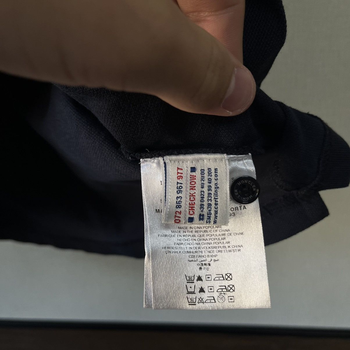Moncler Moncler Polo T-Shirt Size US XL / EU 56 / 4 - 7 Thumbnail